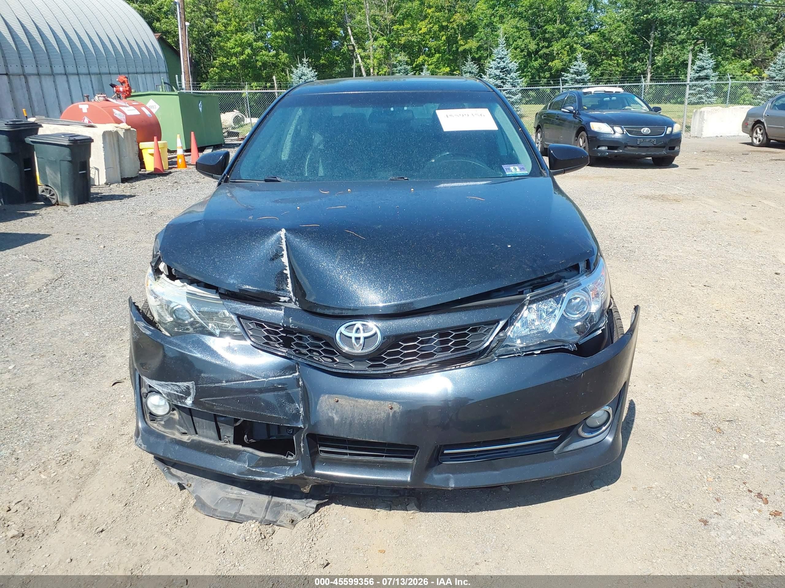 2013 Toyota Camry Se Black vin: 4T1BF1FKXDU720163
