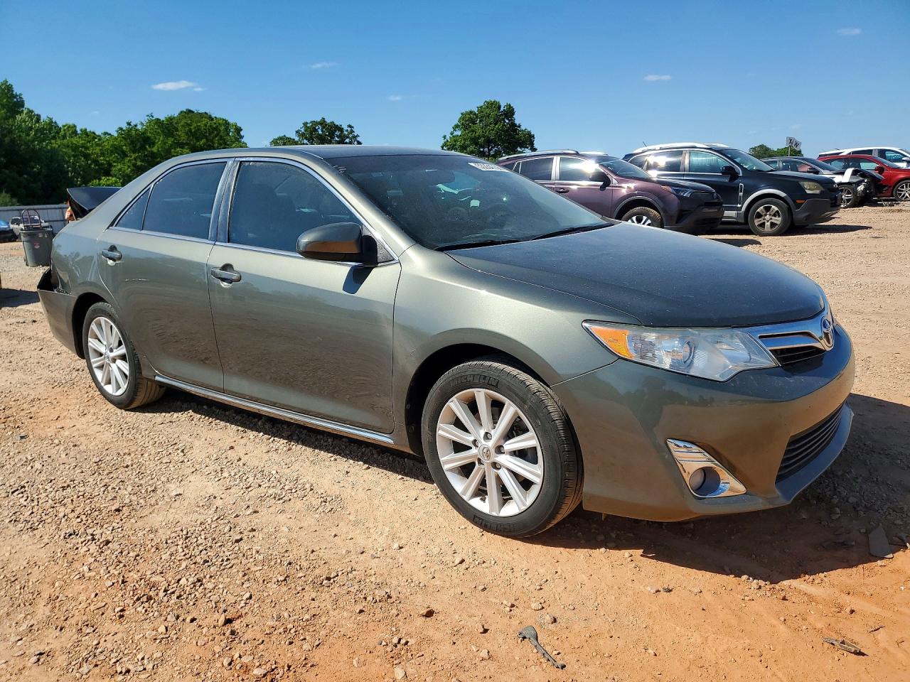 2013 Toyota Camry Xle Зеленый vin: 4T1BF1FKXDU720440