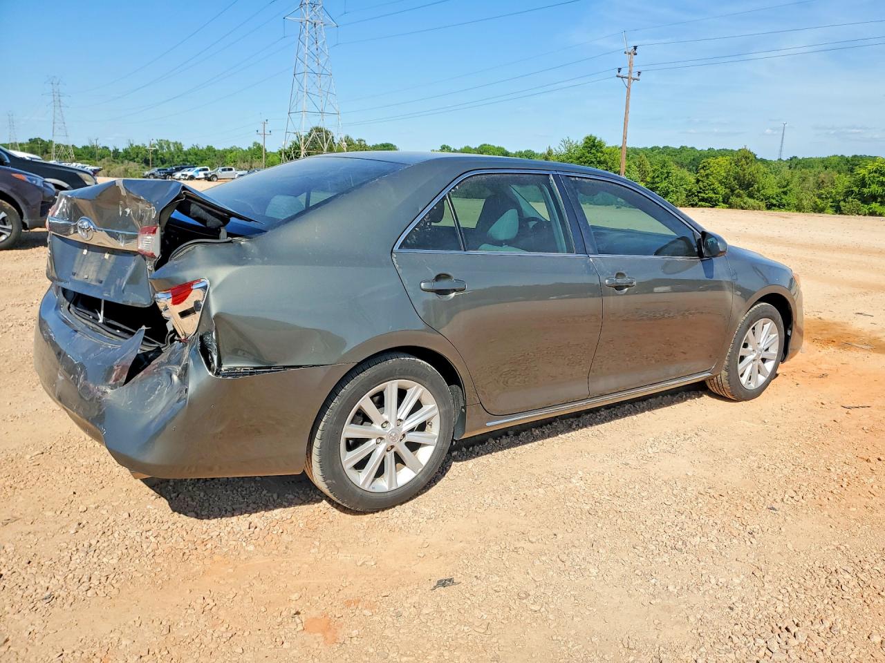 2013 Toyota Camry Xle Зеленый vin: 4T1BF1FKXDU720440