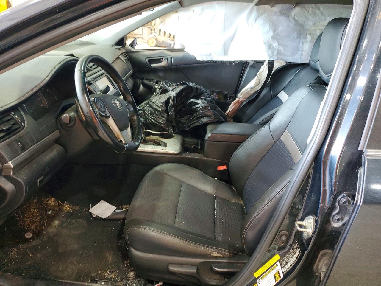 2014 Toyota Camry Se Black vin: 4T1BF1FKXEU304759