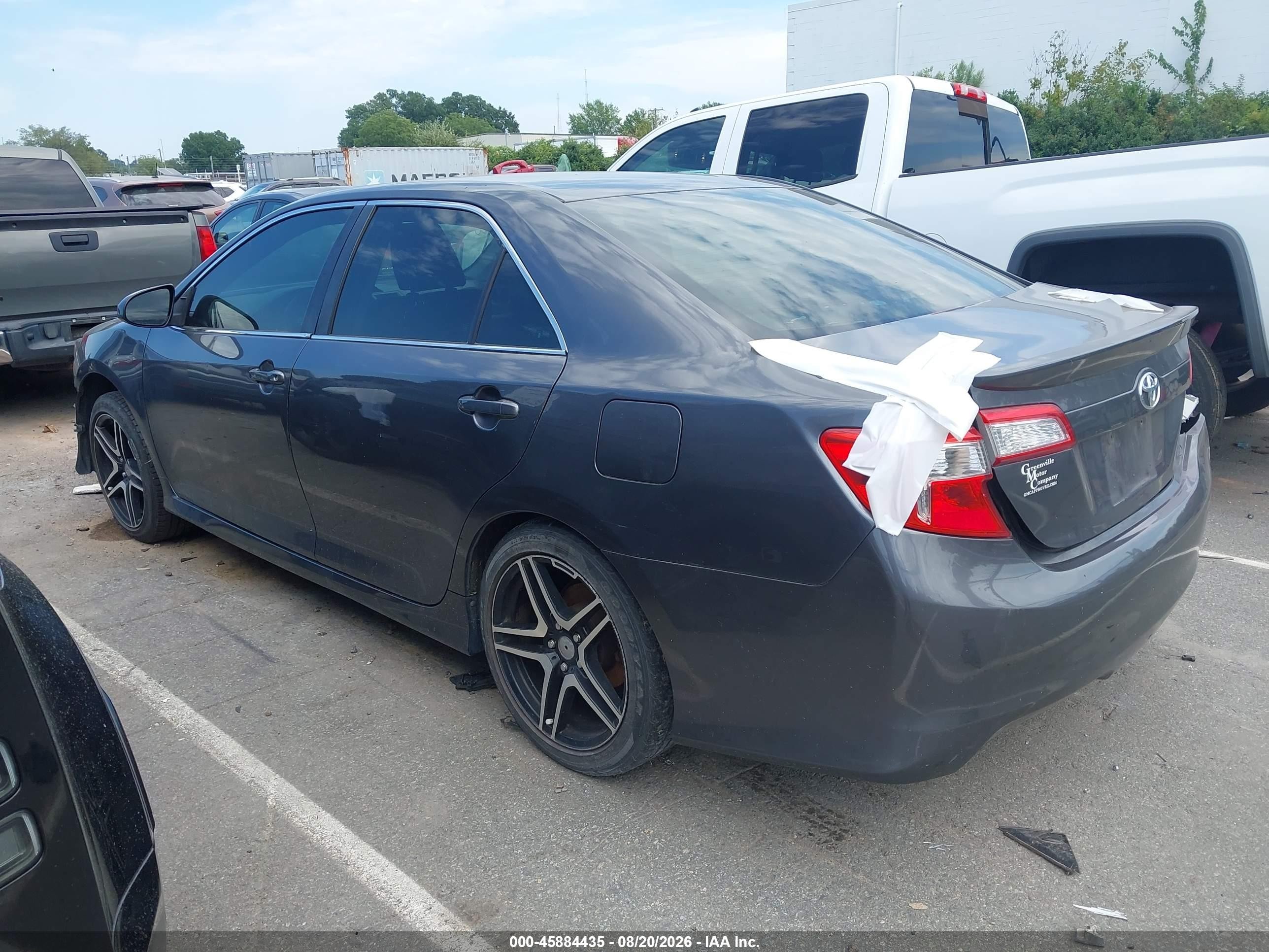 2014 Toyota Camry Se Gray vin: 4T1BF1FKXEU322453