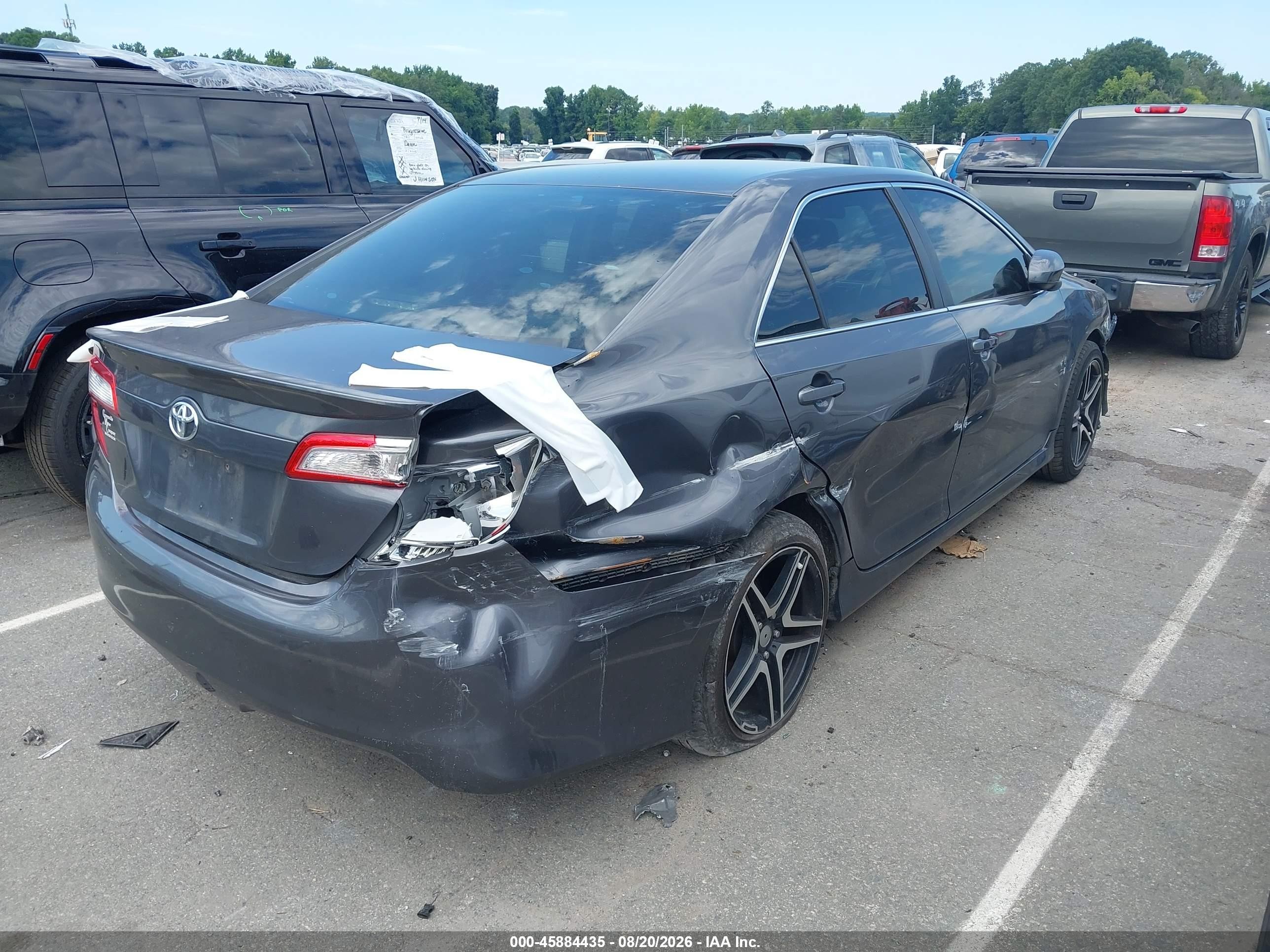 2014 Toyota Camry Se Gray vin: 4T1BF1FKXEU322453