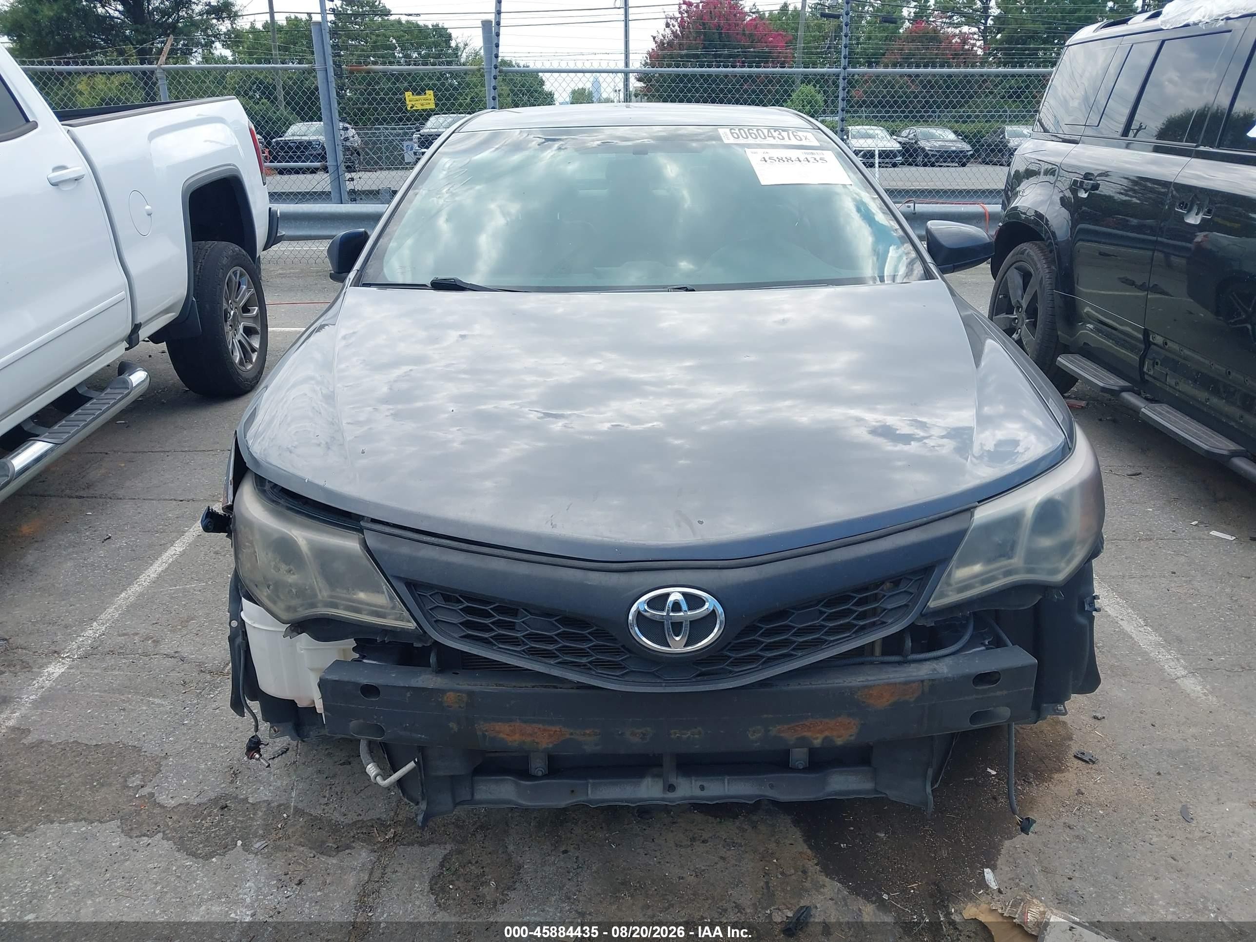 2014 Toyota Camry Se Gray vin: 4T1BF1FKXEU322453