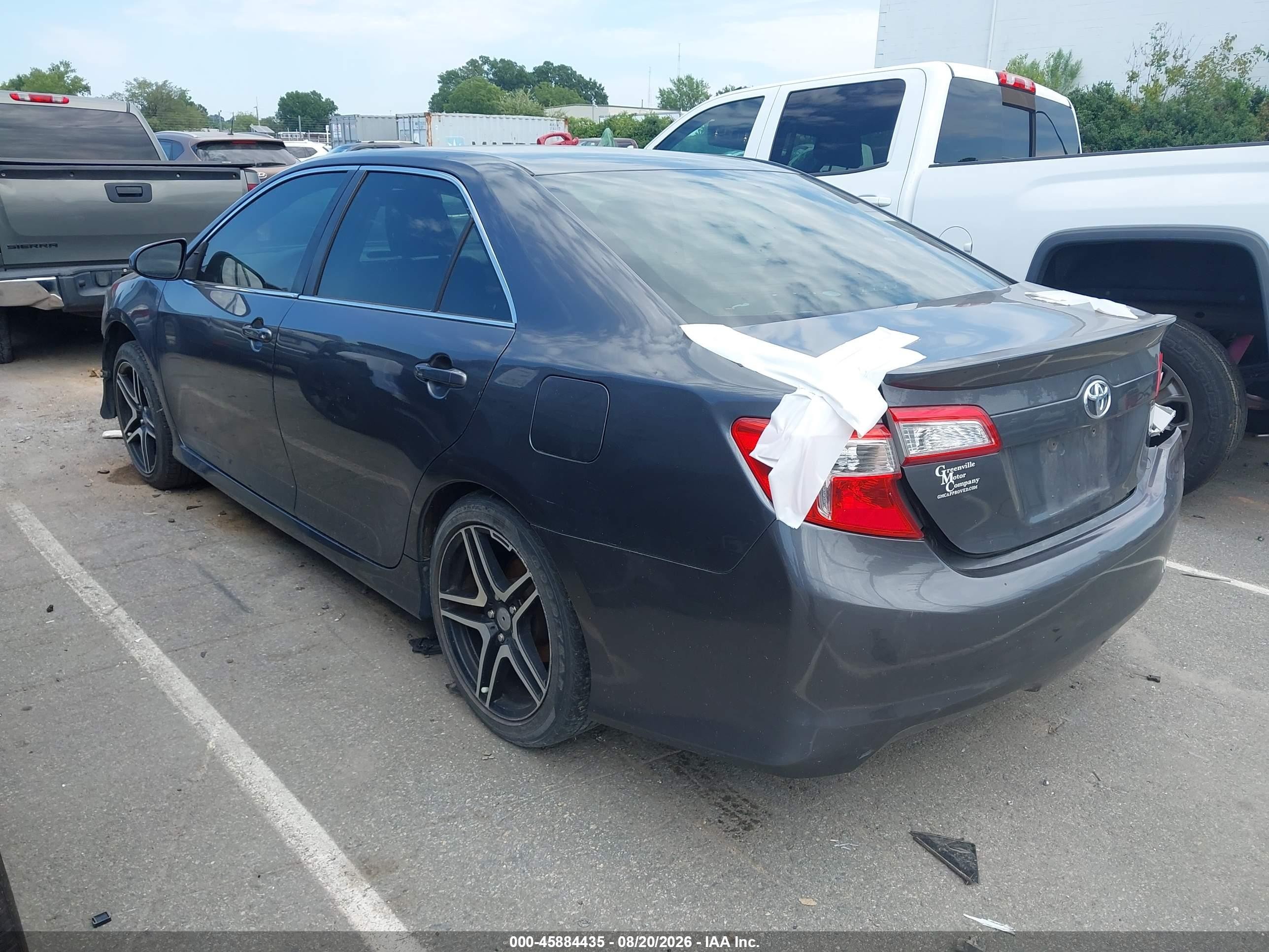 2014 Toyota Camry Se Gray vin: 4T1BF1FKXEU322453