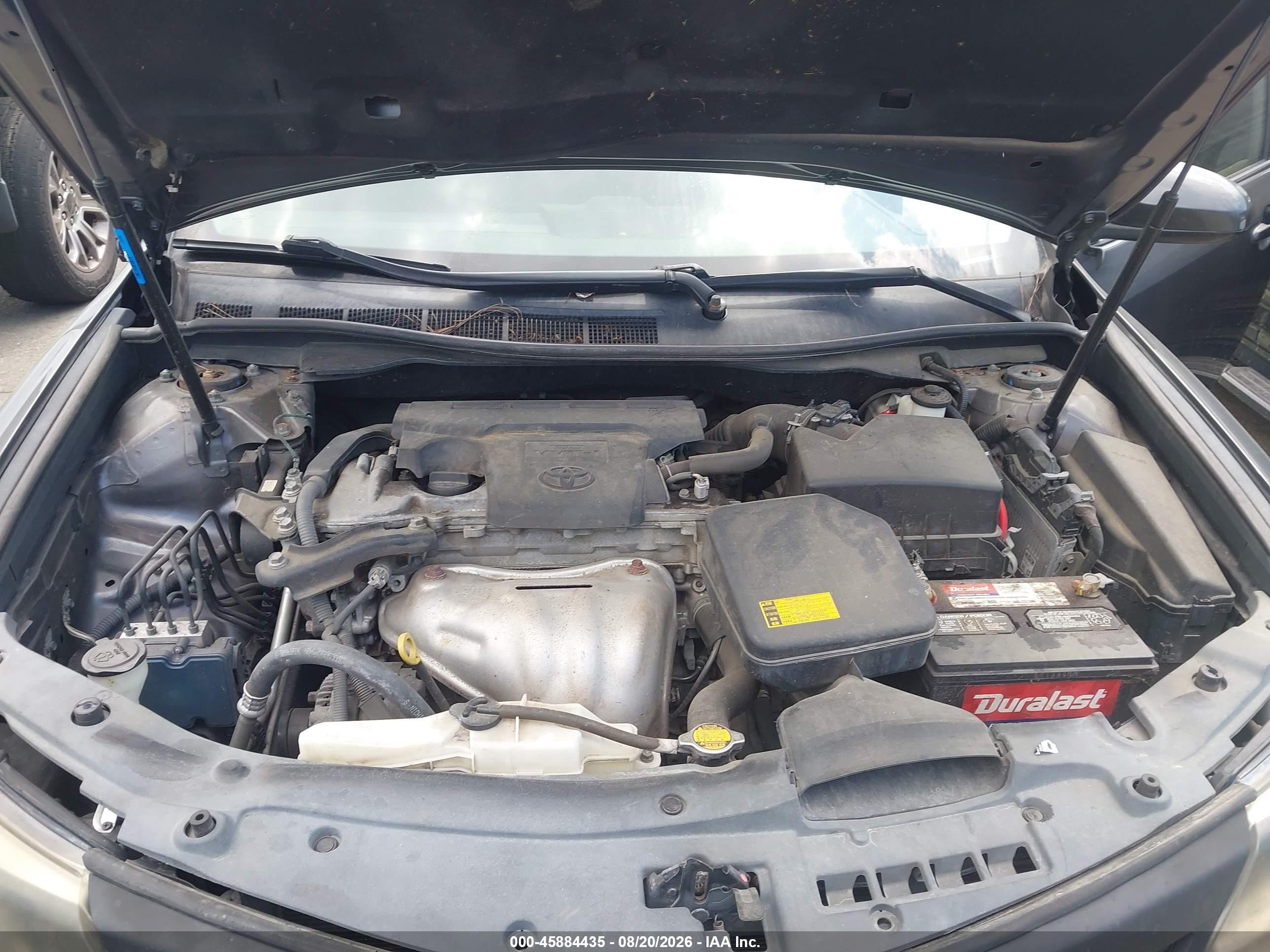 2014 Toyota Camry Se Gray vin: 4T1BF1FKXEU322453