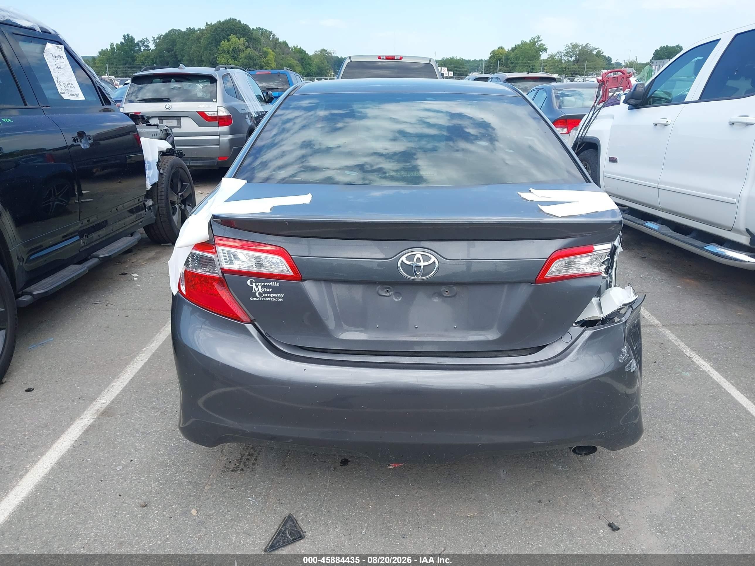2014 Toyota Camry Se Gray vin: 4T1BF1FKXEU322453