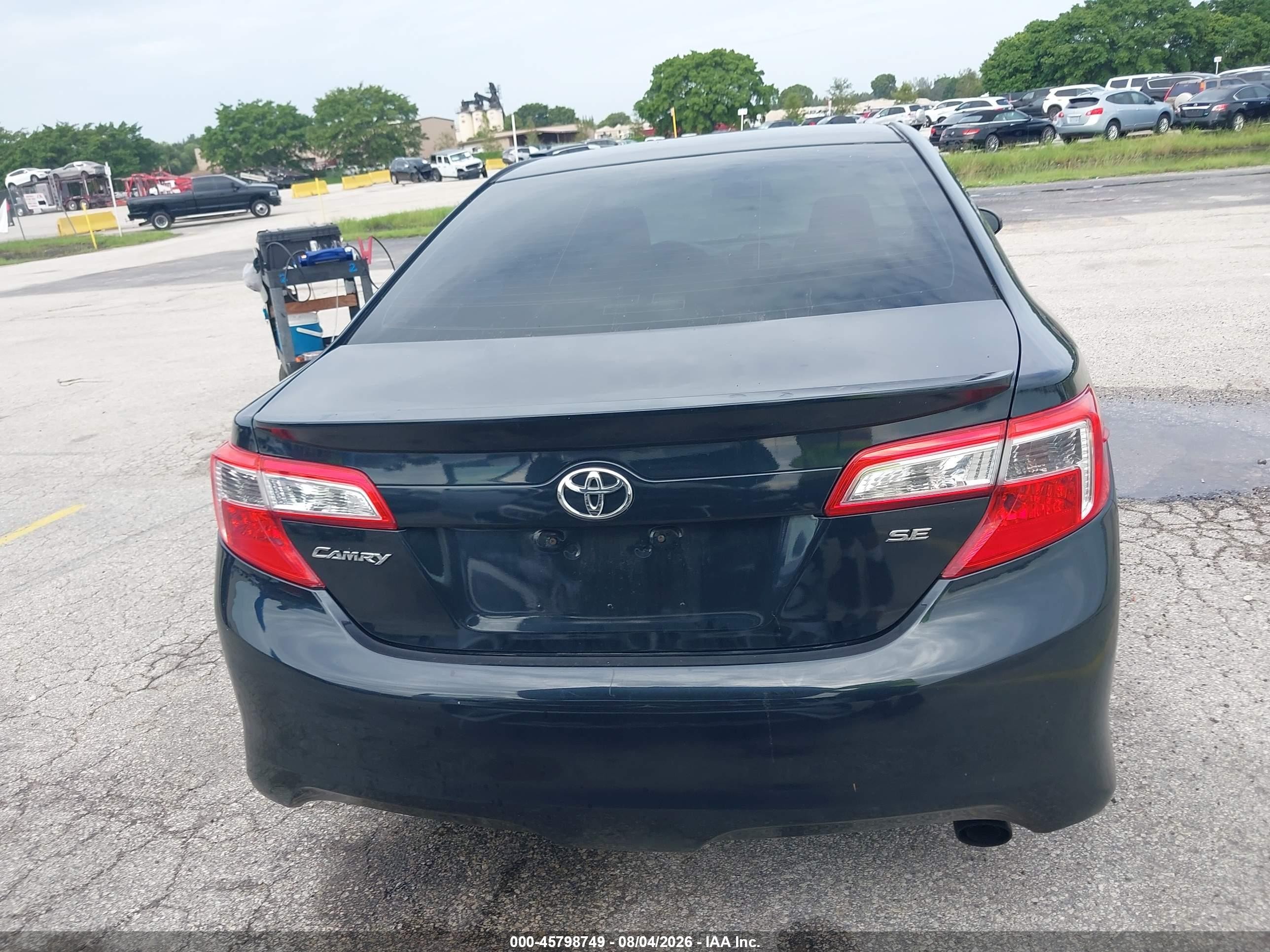 2014 Toyota Camry Se Dark Blue vin: 4T1BF1FKXEU325580