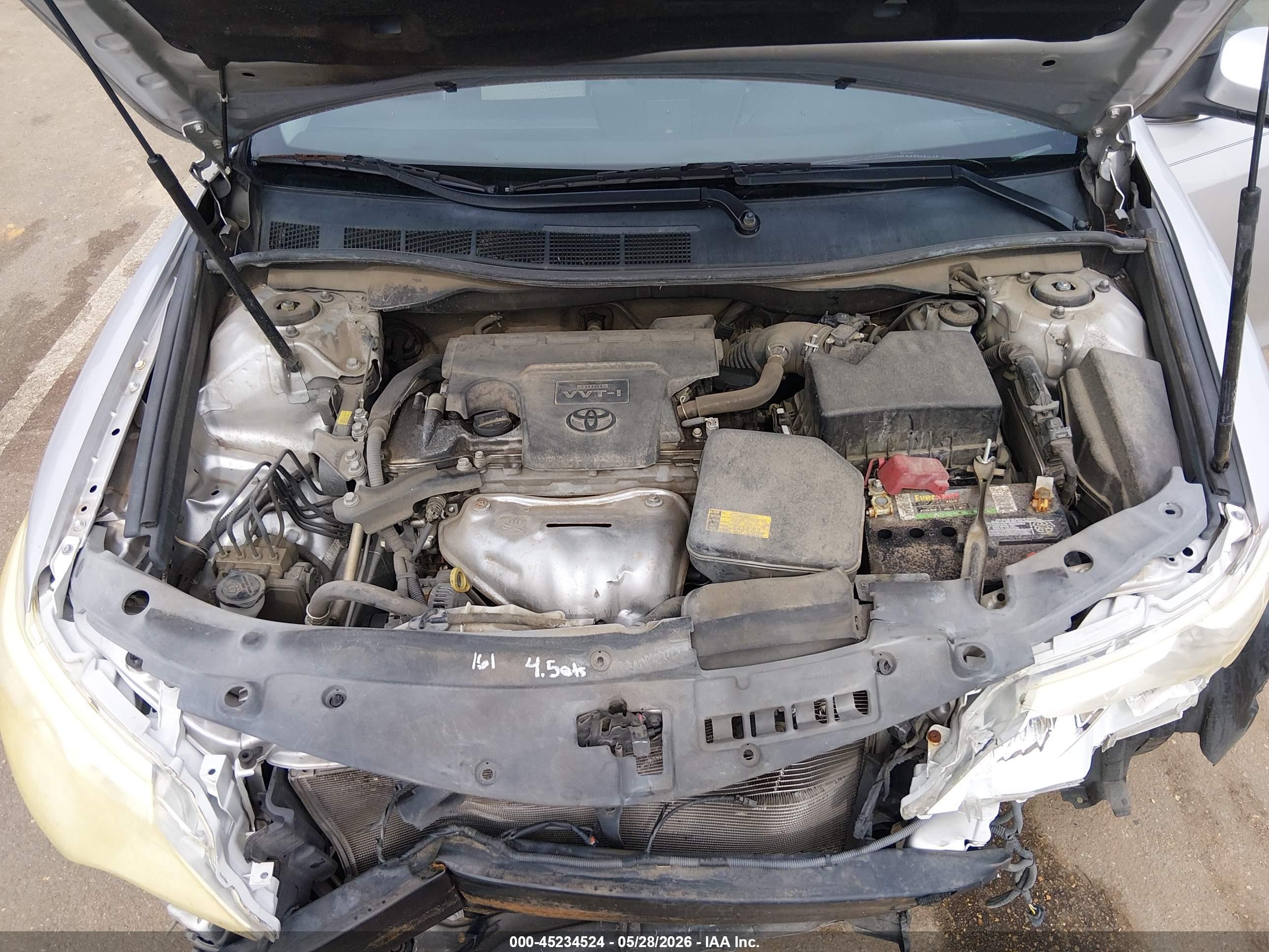 2014 Toyota Camry Se Silver vin: 4T1BF1FKXEU328446
