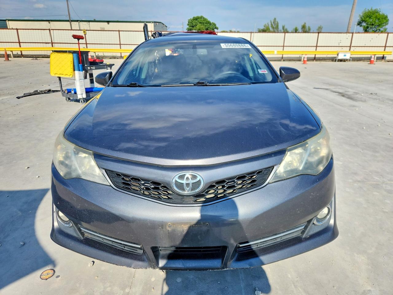2014 Toyota Camry Se Gray vin: 4T1BF1FKXEU329550