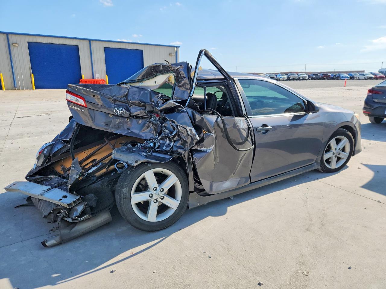 2014 Toyota Camry Se Gray vin: 4T1BF1FKXEU329550