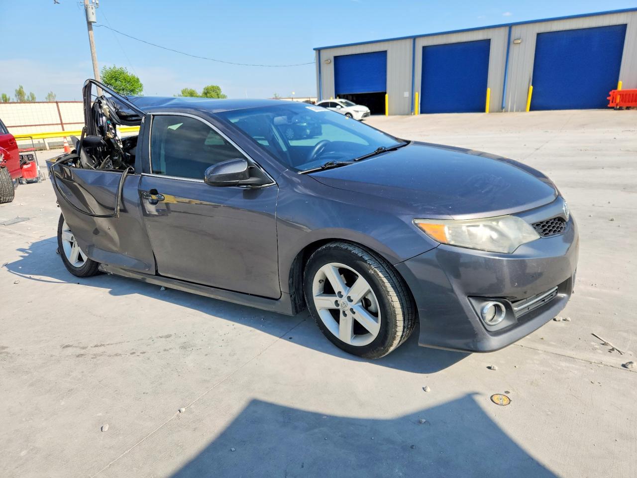2014 Toyota Camry Se Gray vin: 4T1BF1FKXEU329550