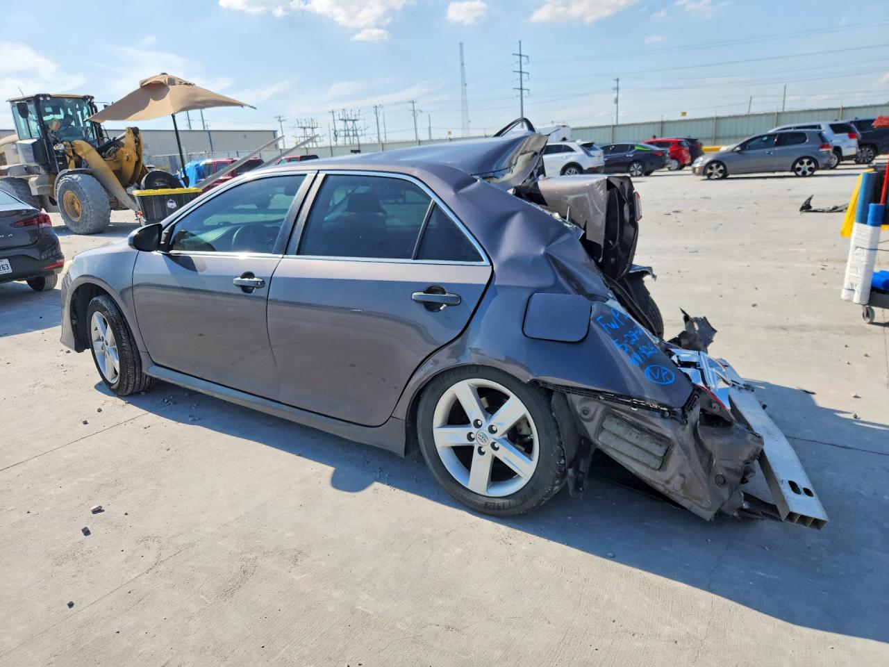 2014 Toyota Camry Se Gray vin: 4T1BF1FKXEU329550