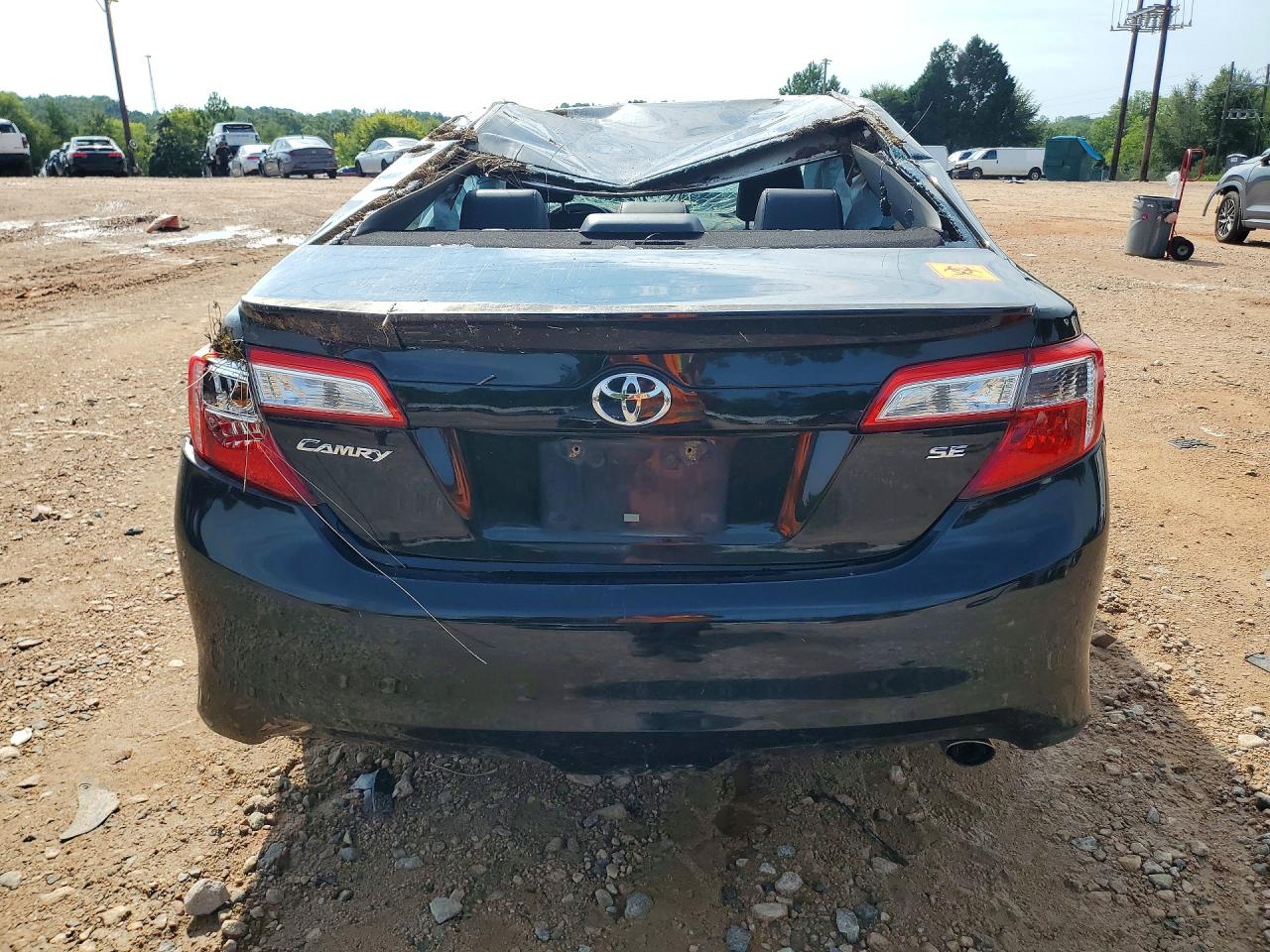 2014 Toyota Camry Se Black vin: 4T1BF1FKXEU342170