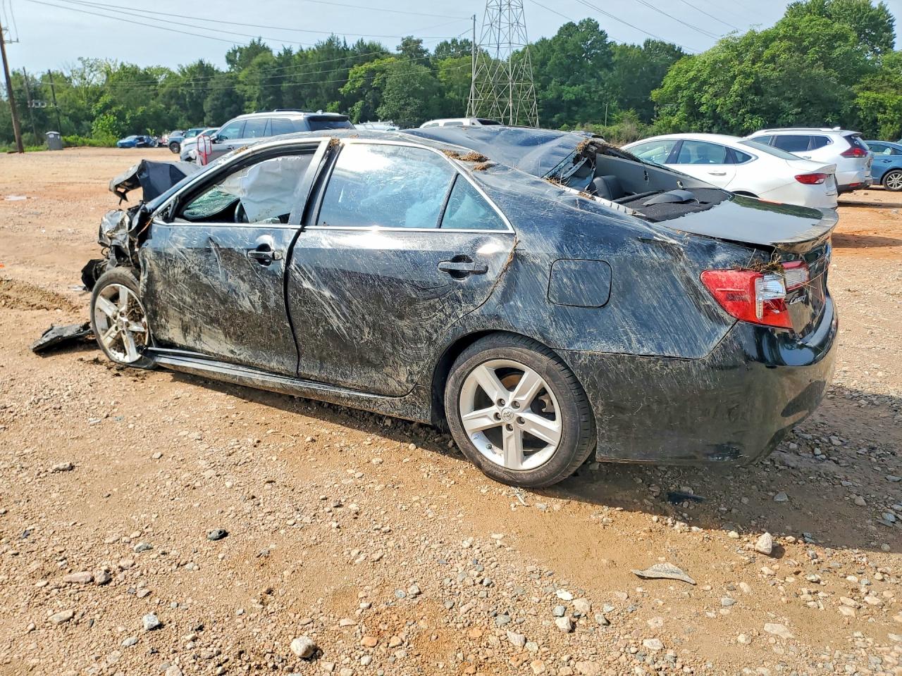 2014 Toyota Camry Se Black vin: 4T1BF1FKXEU342170