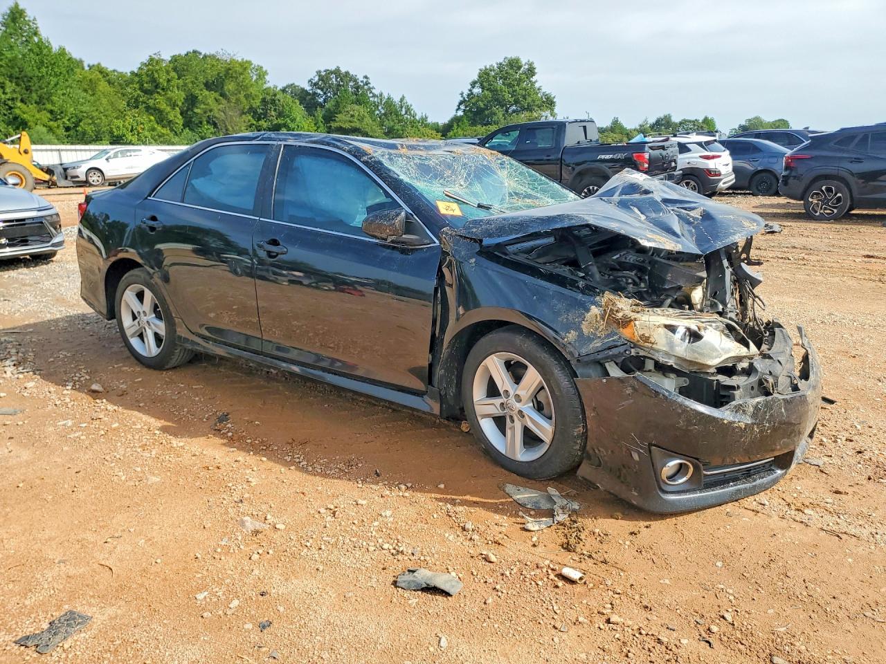 2014 Toyota Camry Se Black vin: 4T1BF1FKXEU342170