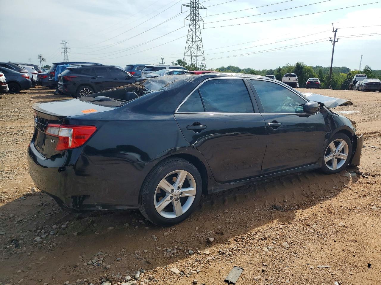 2014 Toyota Camry Se Black vin: 4T1BF1FKXEU342170