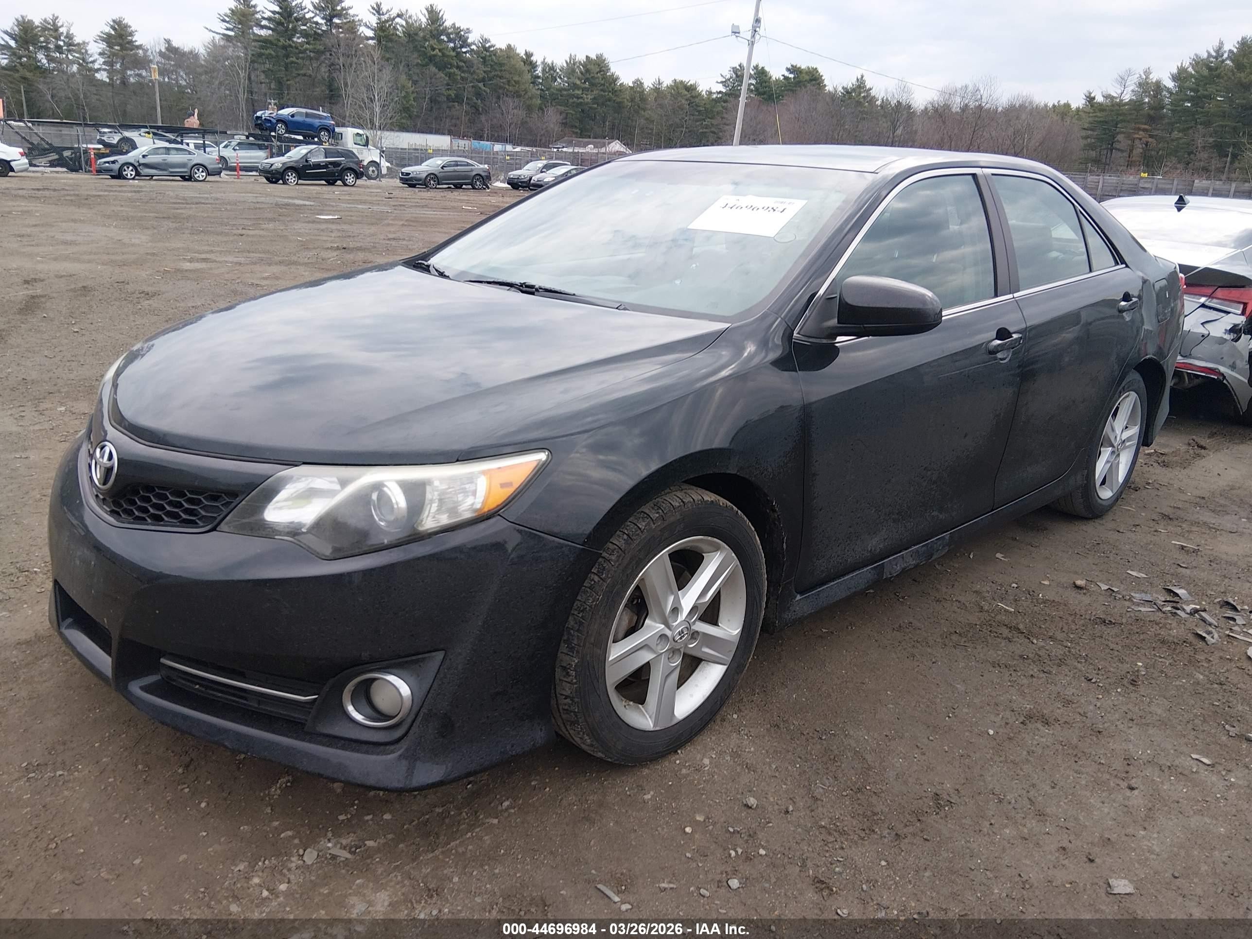 2014 Toyota Camry Se Черный vin: 4T1BF1FKXEU352780