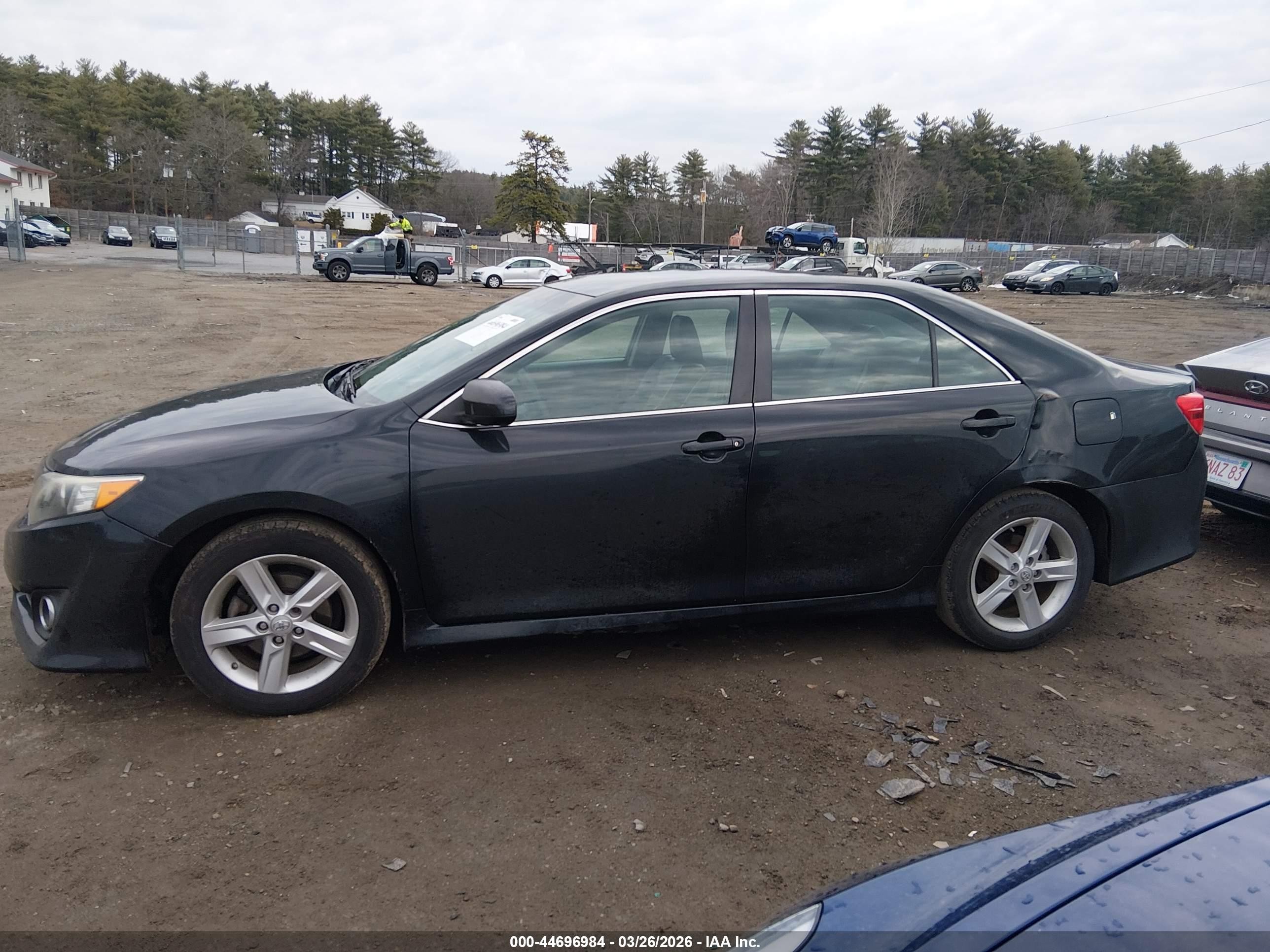 2014 Toyota Camry Se Черный vin: 4T1BF1FKXEU352780