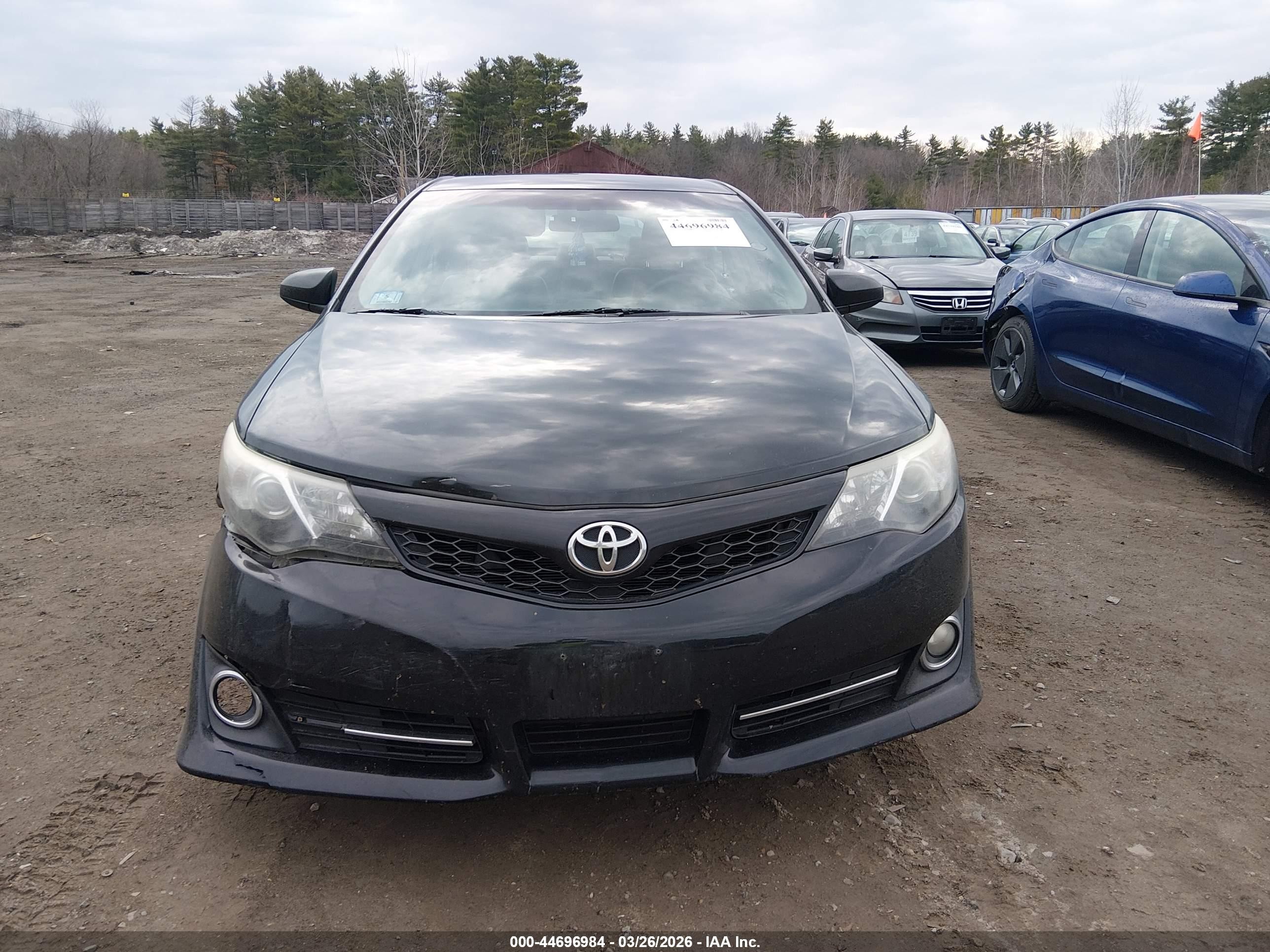 2014 Toyota Camry Se Черный vin: 4T1BF1FKXEU352780