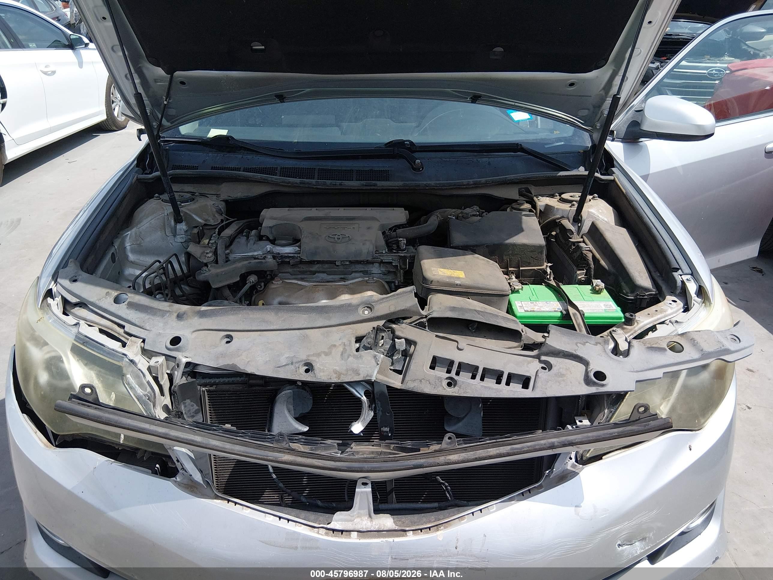 2014 Toyota Camry Se Silver vin: 4T1BF1FKXEU356635