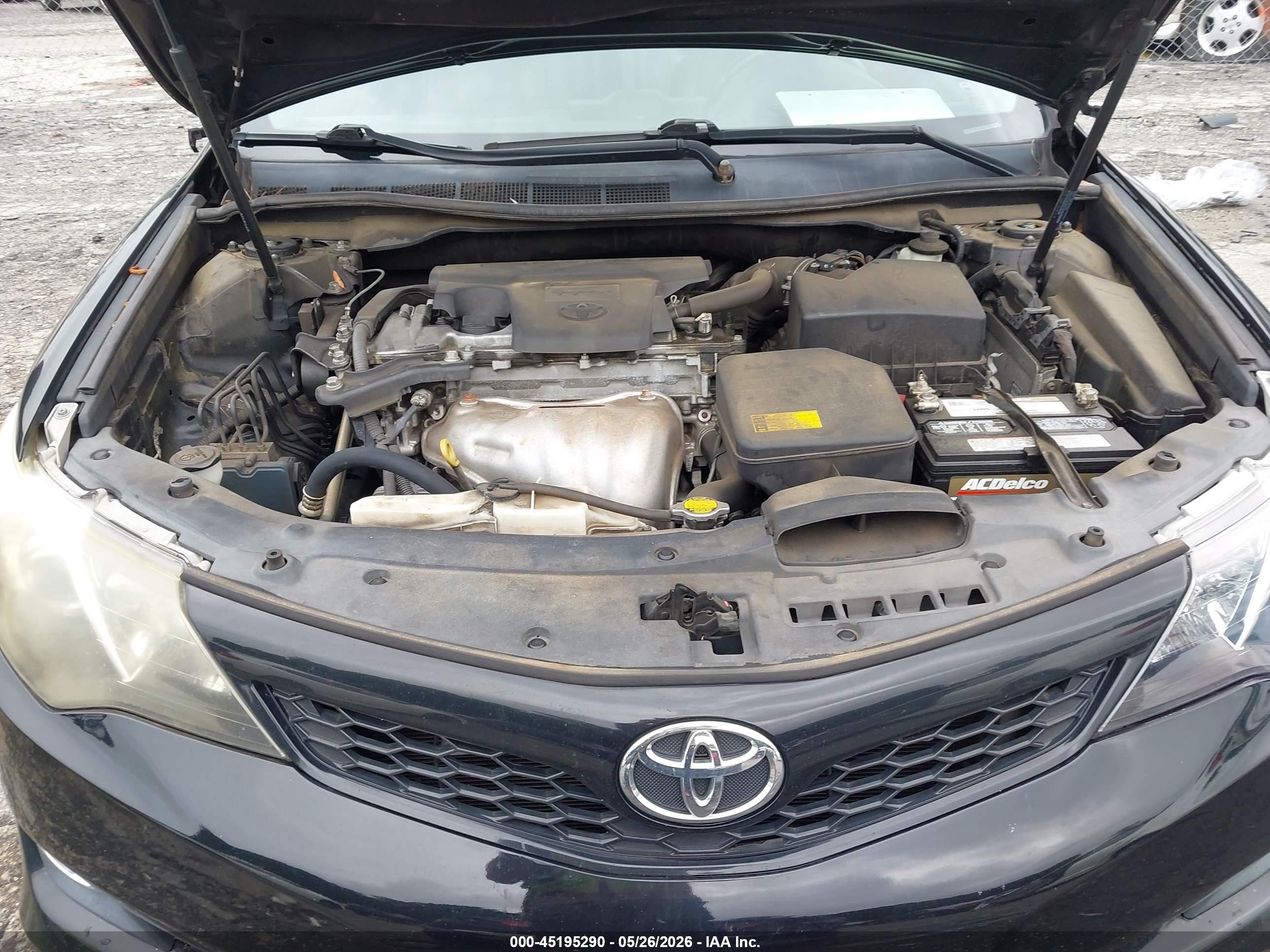 2014 Toyota Camry Se Черный vin: 4T1BF1FKXEU383267