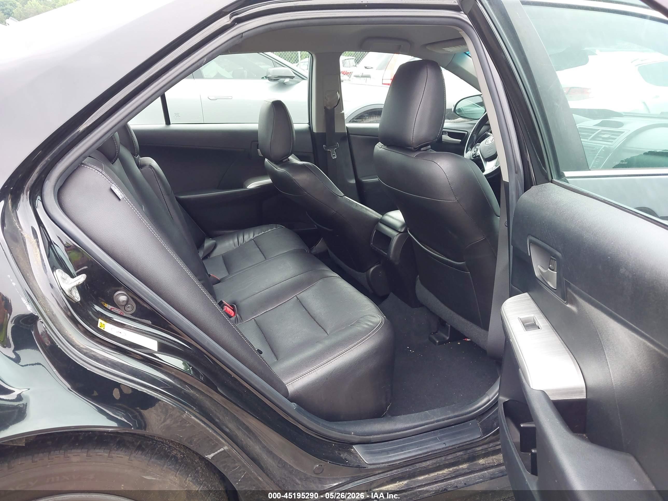 2014 Toyota Camry Se Черный vin: 4T1BF1FKXEU383267