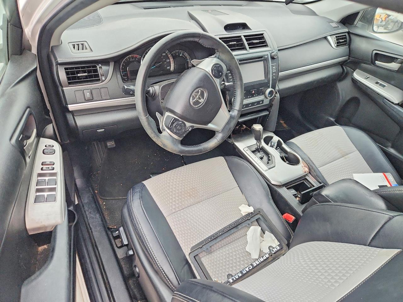 2014 Toyota Camry Se White vin: 4T1BF1FKXEU416087
