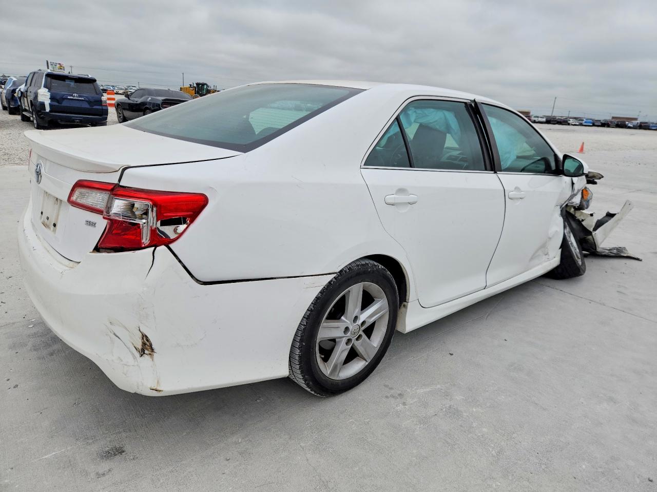 2014 Toyota Camry Se White vin: 4T1BF1FKXEU416087