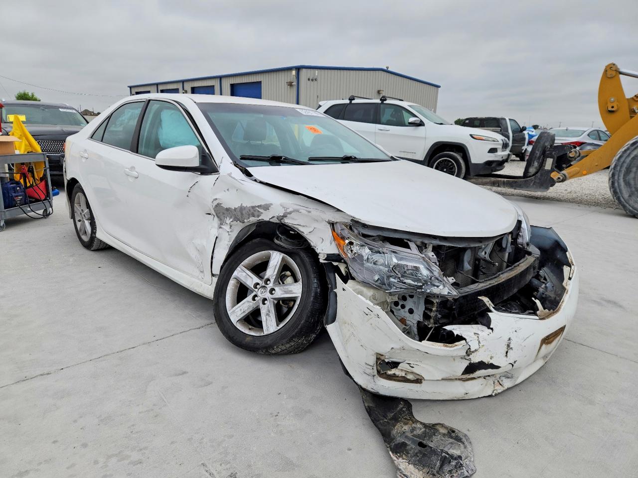 2014 Toyota Camry Se White vin: 4T1BF1FKXEU416087