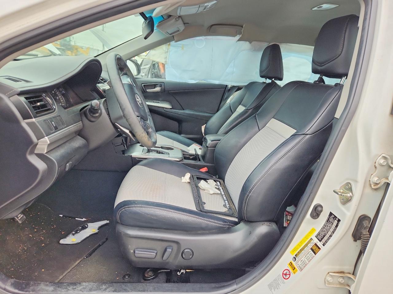 2014 Toyota Camry Se White vin: 4T1BF1FKXEU416087