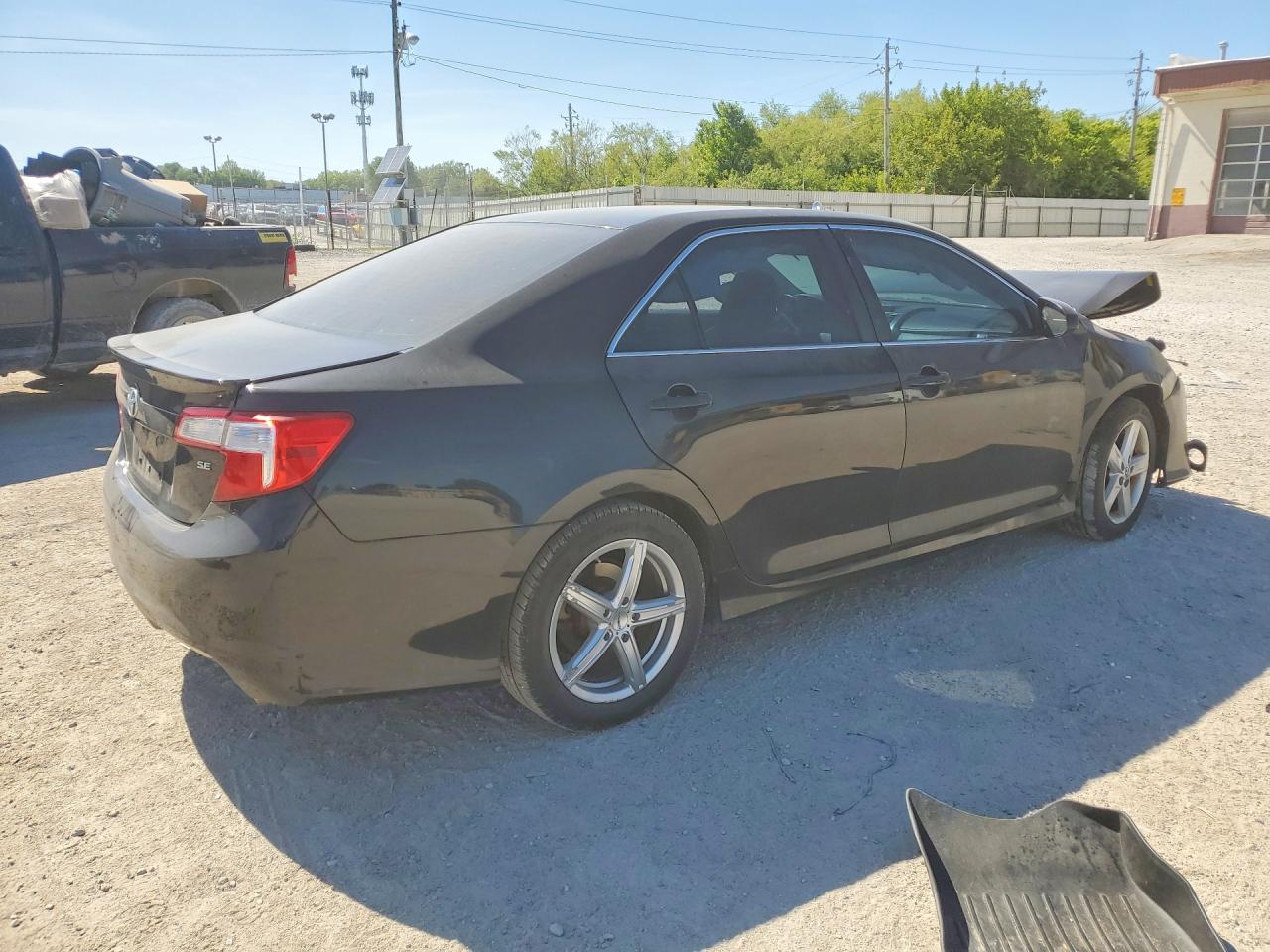 2014 Toyota Camry Se Black vin: 4T1BF1FKXEU416574