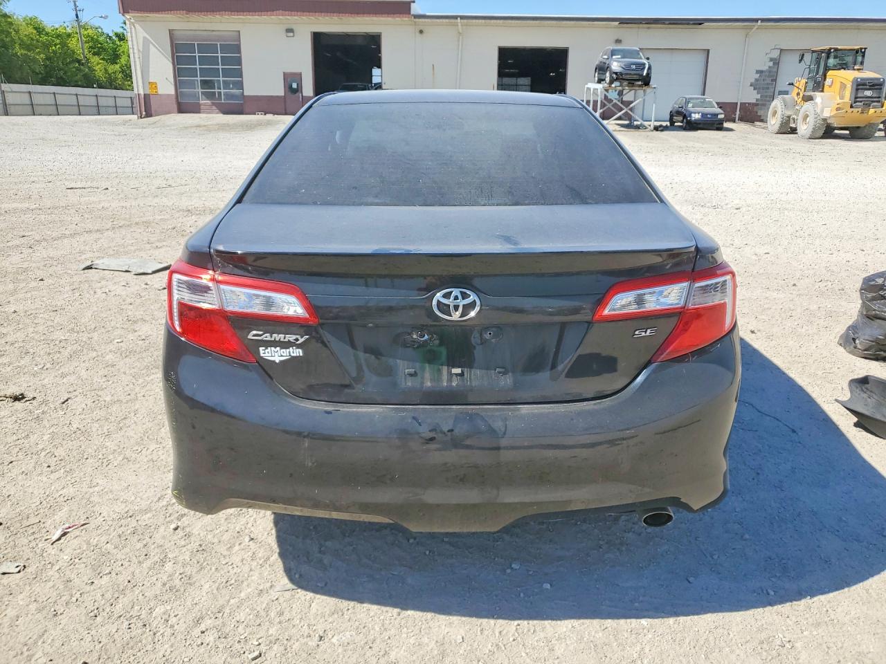 2014 Toyota Camry Se Black vin: 4T1BF1FKXEU416574