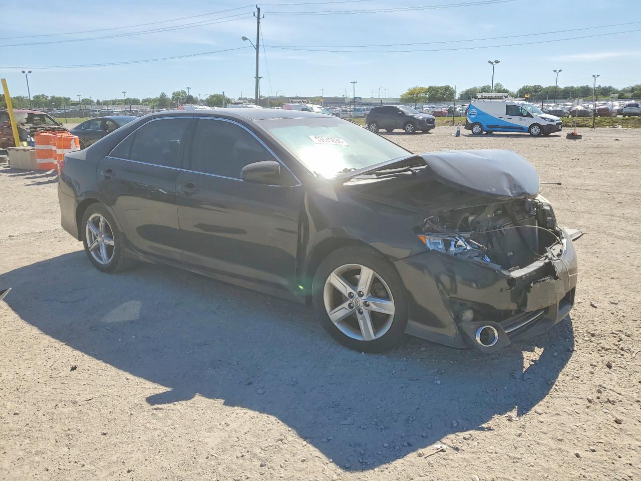 2014 Toyota Camry Se Black vin: 4T1BF1FKXEU416574