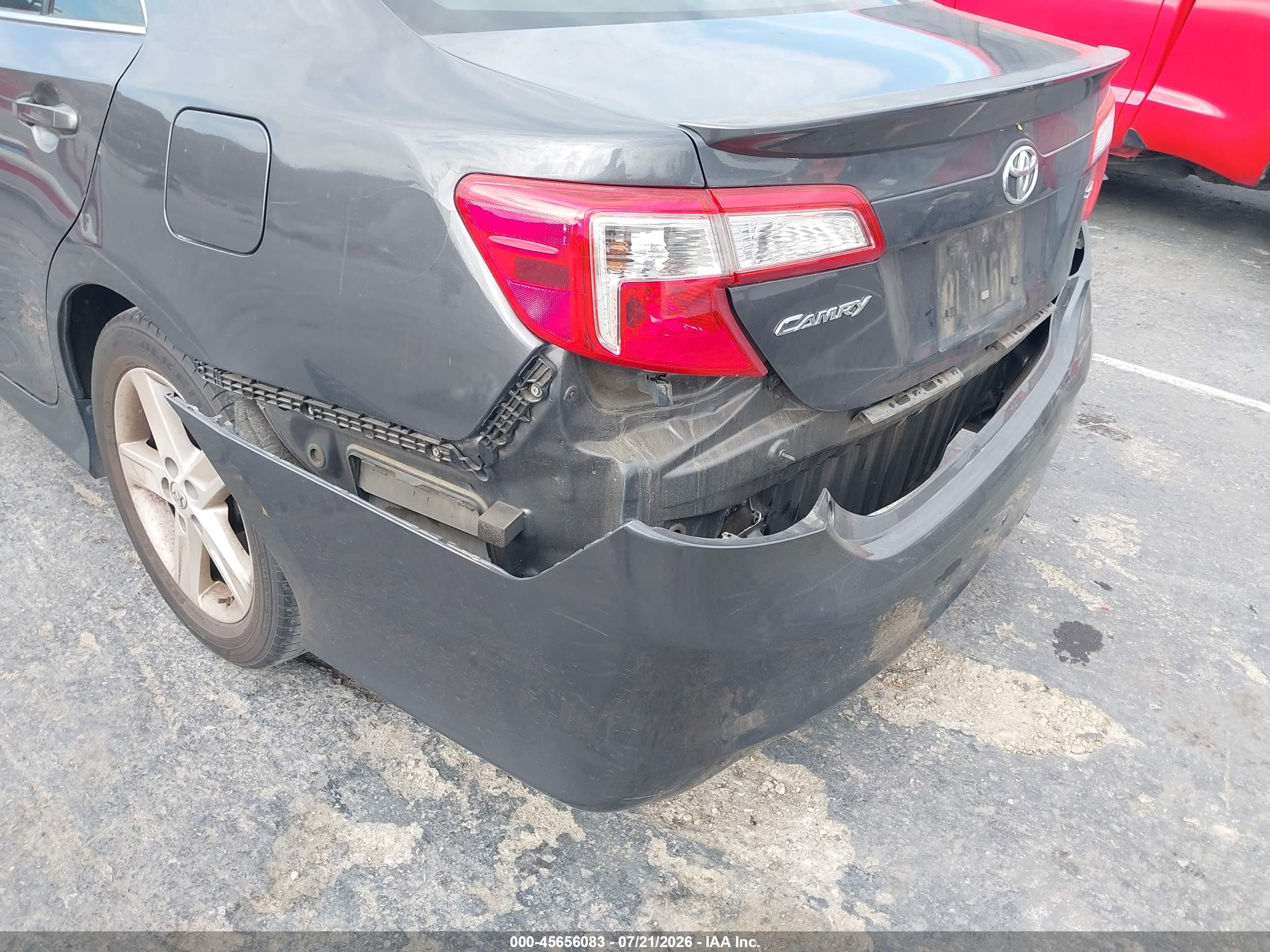 2014 Toyota Camry Se Gray vin: 4T1BF1FKXEU417840