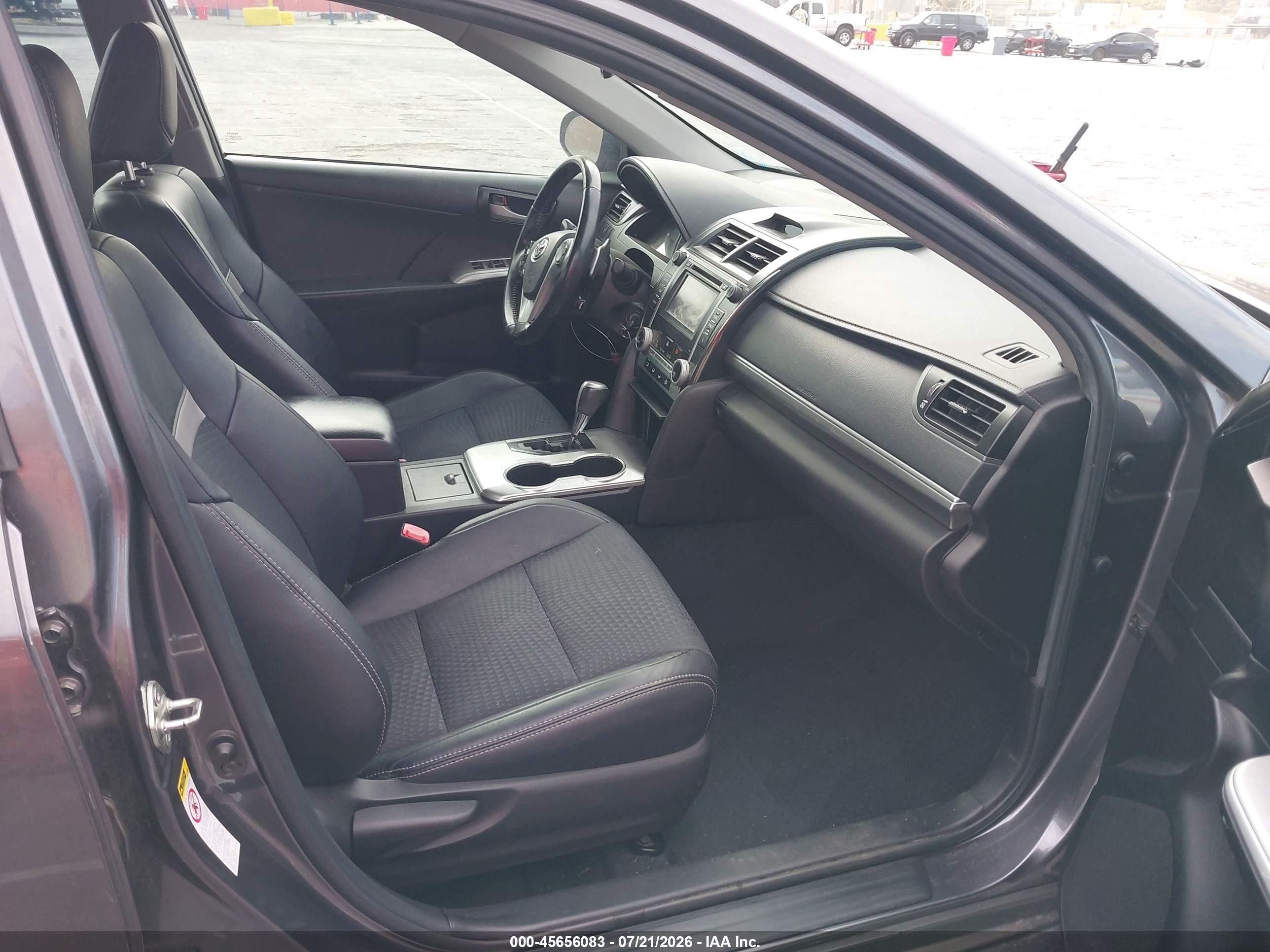 2014 Toyota Camry Se Gray vin: 4T1BF1FKXEU417840