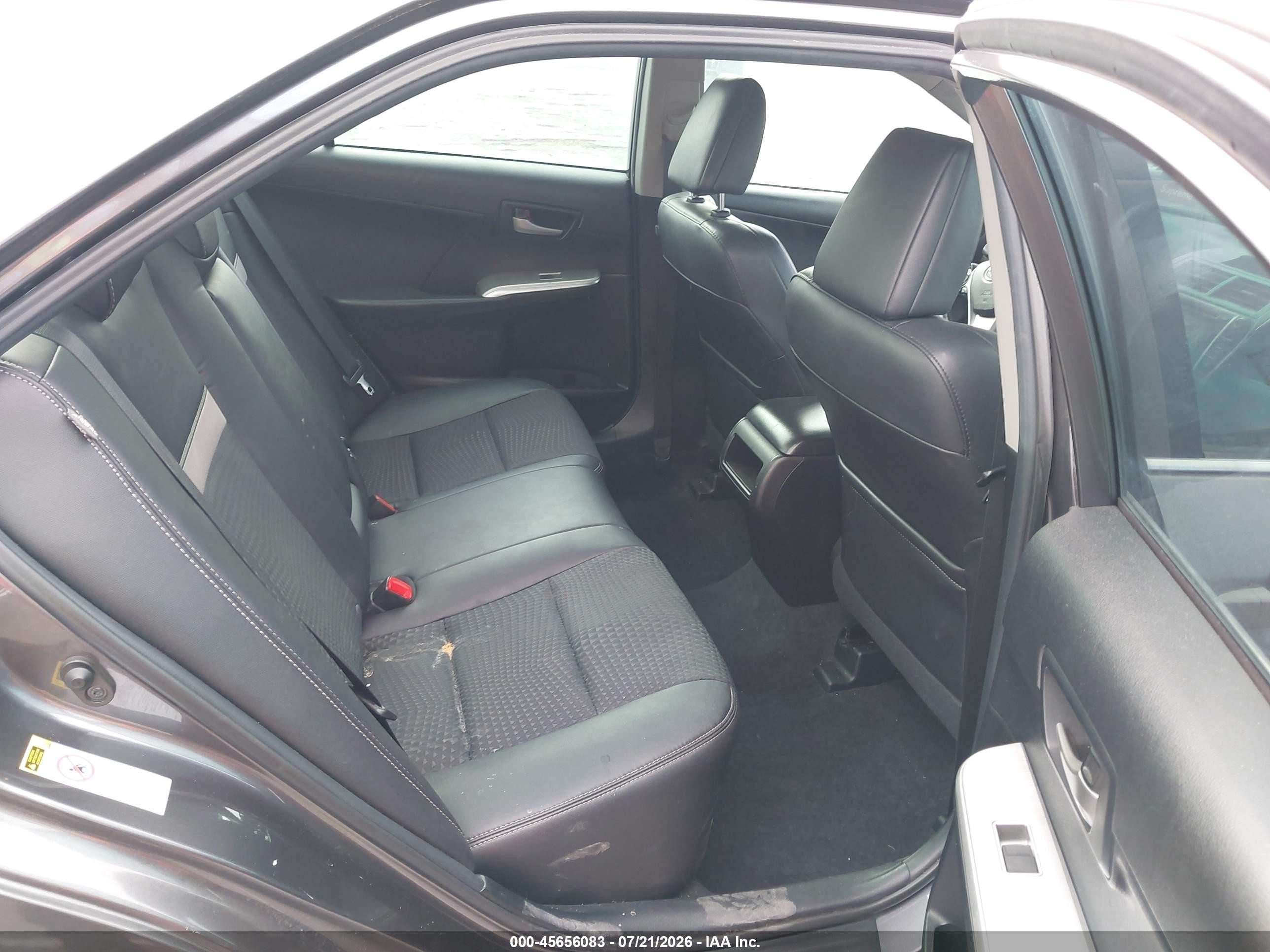2014 Toyota Camry Se Gray vin: 4T1BF1FKXEU417840