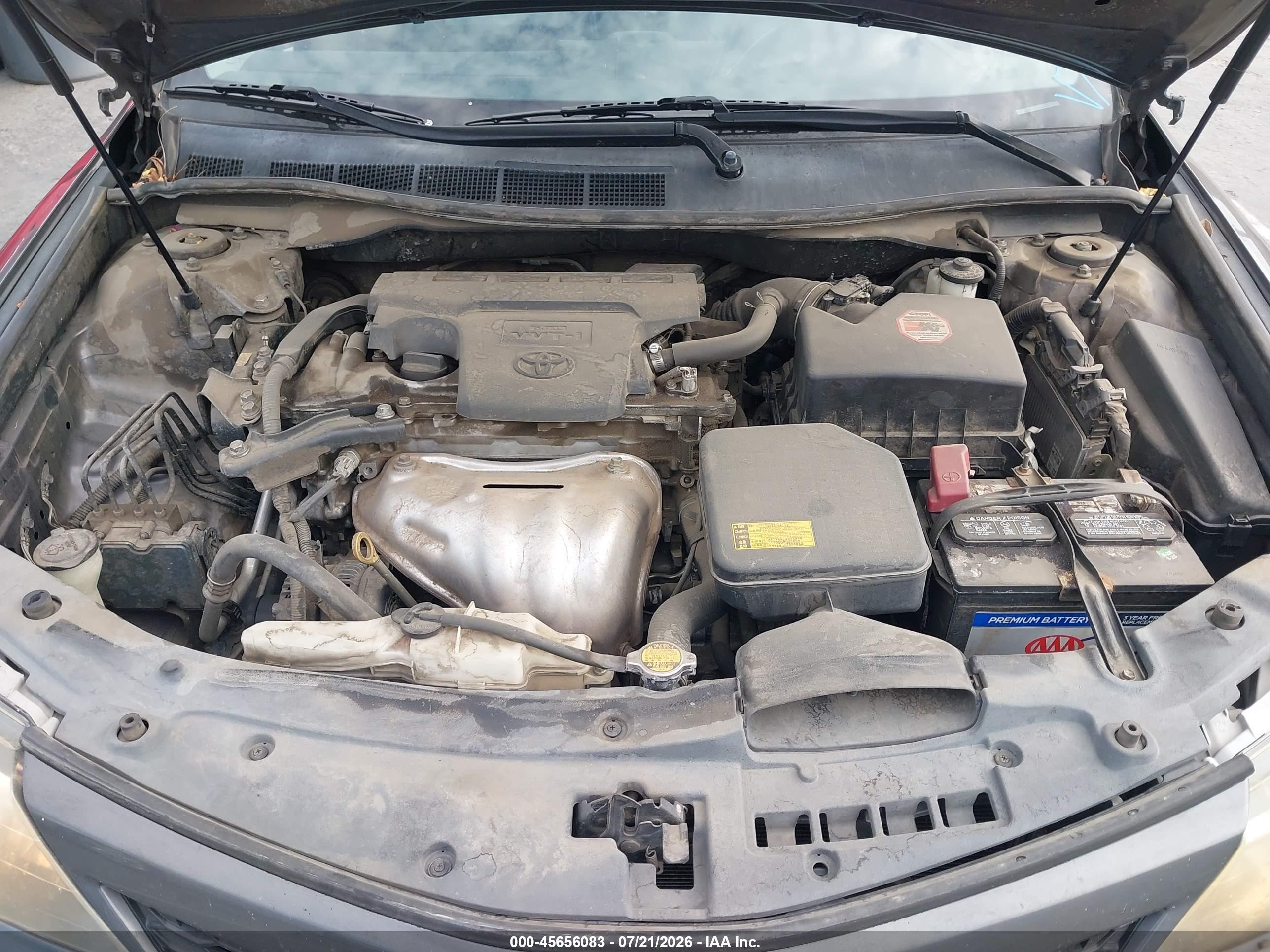 2014 Toyota Camry Se Gray vin: 4T1BF1FKXEU417840