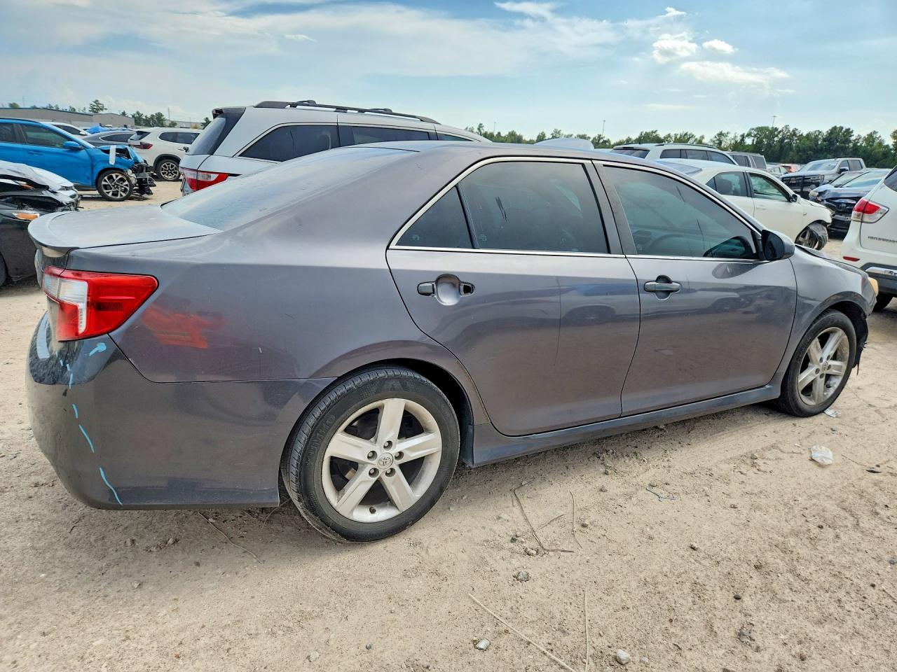 2014 Toyota Camry Se Gray vin: 4T1BF1FKXEU421337