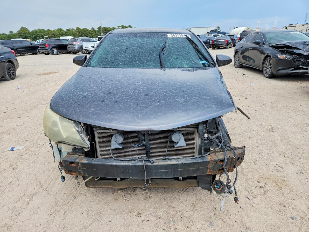 2014 Toyota Camry Se Gray vin: 4T1BF1FKXEU421337