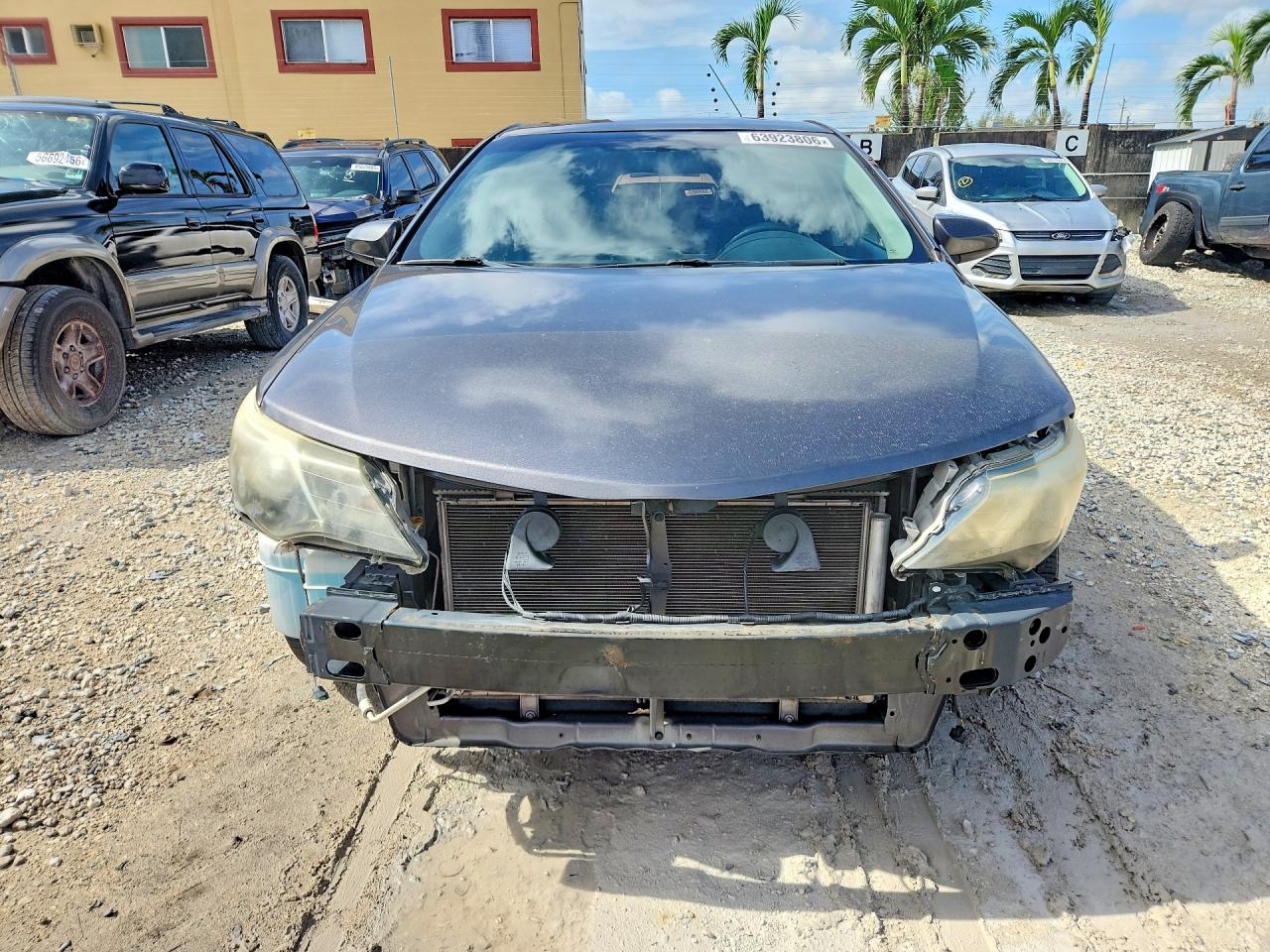 2014 Toyota Camry Se Серый vin: 4T1BF1FKXEU421516