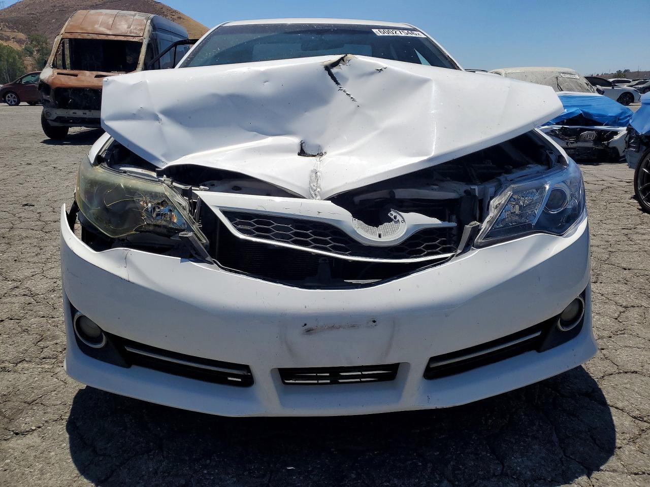 2014 Toyota Camry Se White vin: 4T1BF1FKXEU463149