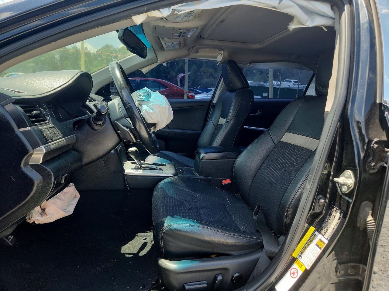 2014 Toyota Camry Se Black vin: 4T1BF1FKXEU470165