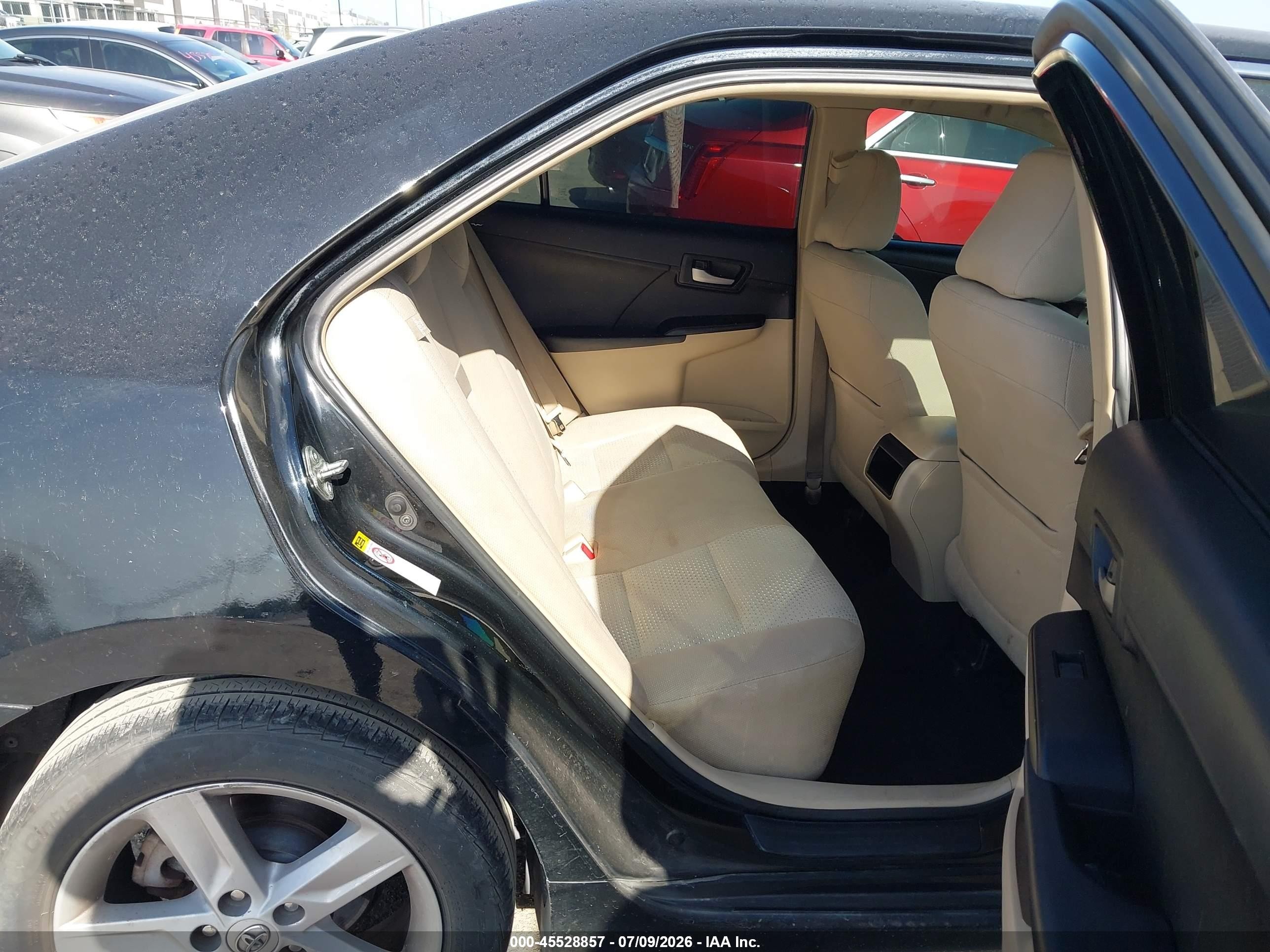 2014 Toyota Camry L Black vin: 4T1BF1FKXEU738440