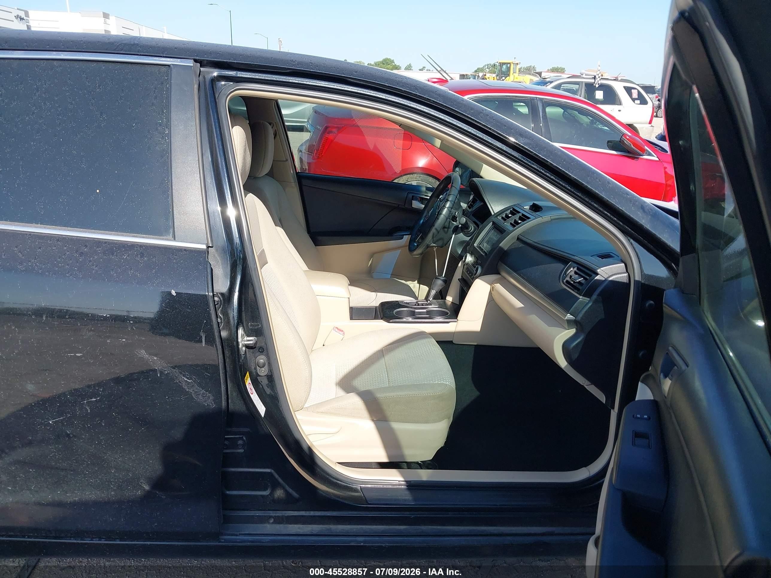 2014 Toyota Camry L Black vin: 4T1BF1FKXEU738440