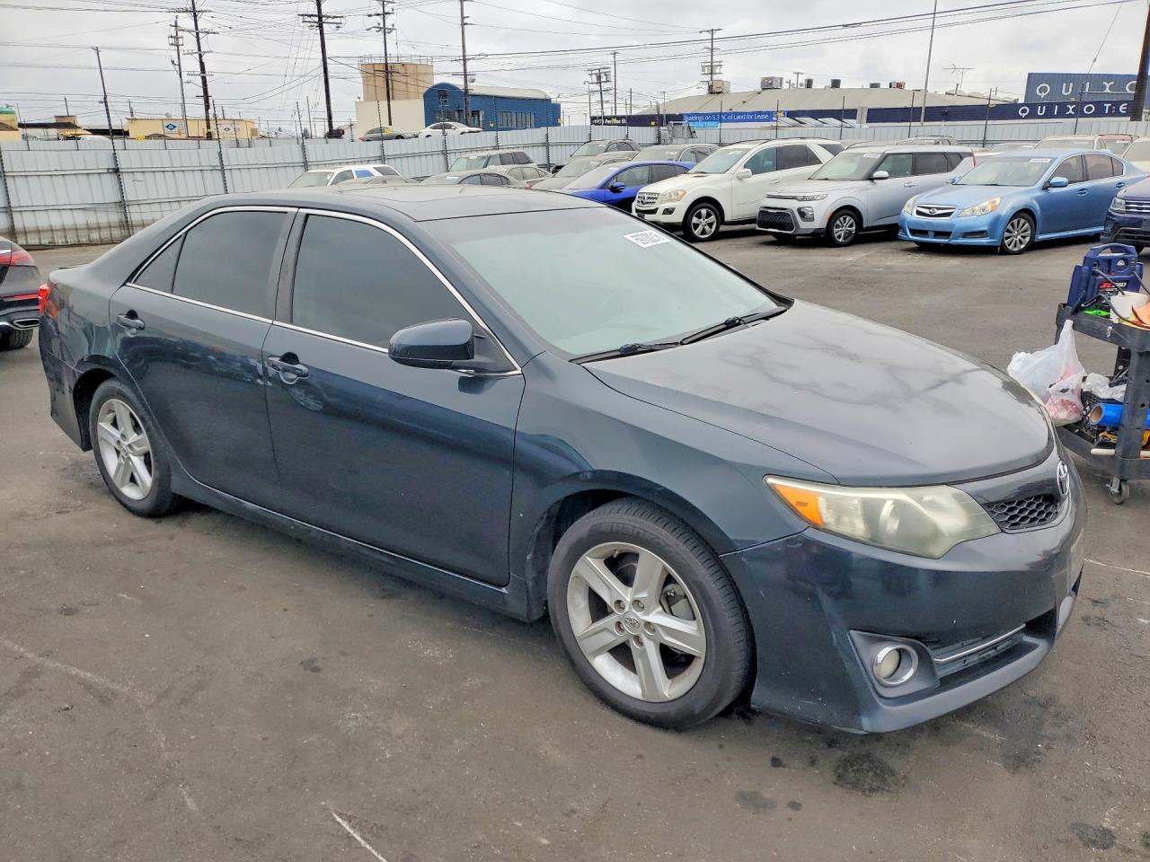 2014 Toyota Camry Se Gray vin: 4T1BF1FKXEU756467