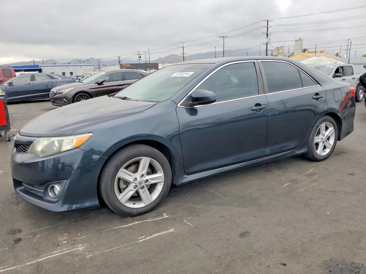 2014 Toyota Camry Se Gray vin: 4T1BF1FKXEU756467