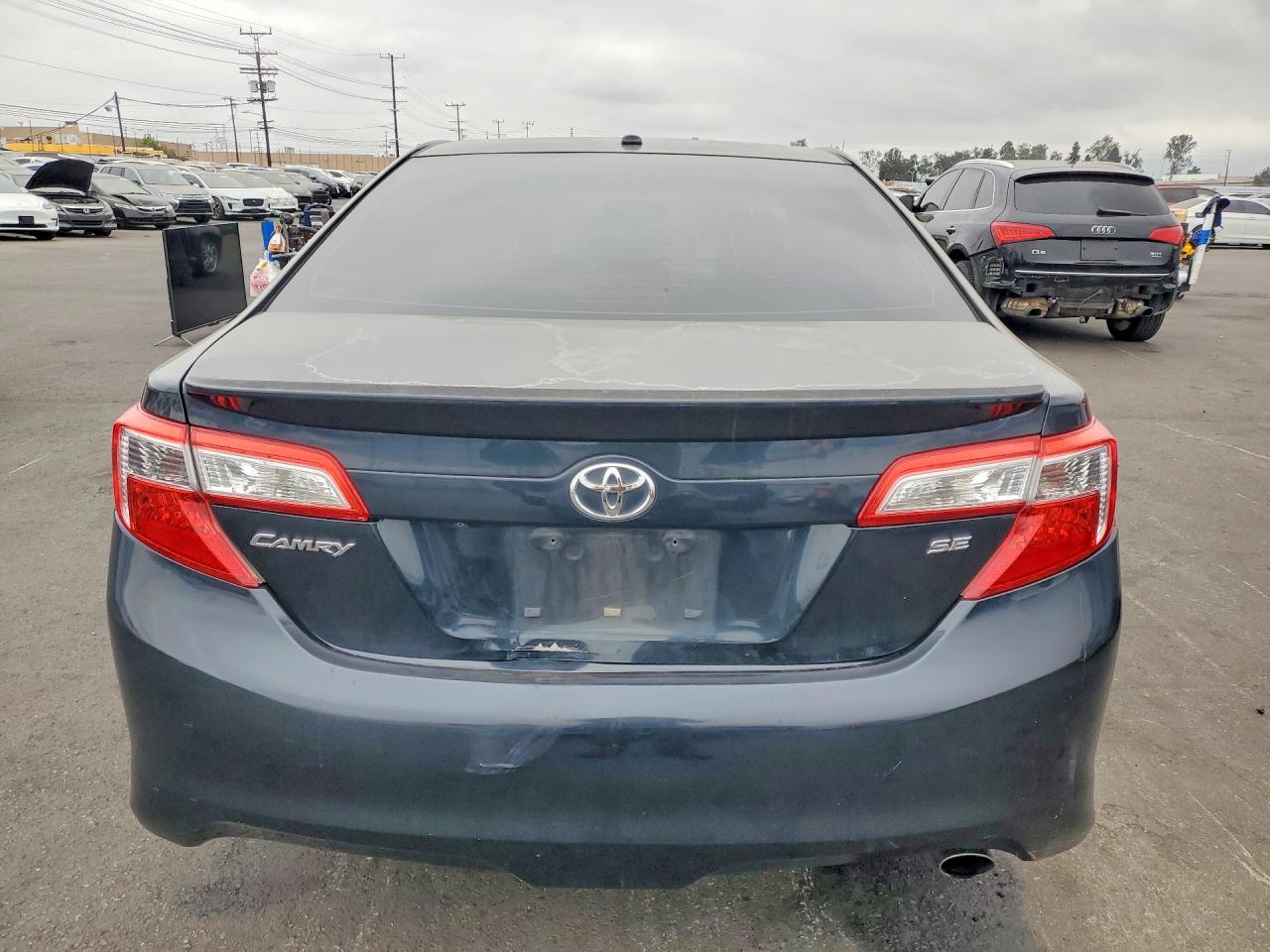 2014 Toyota Camry Se Gray vin: 4T1BF1FKXEU756467