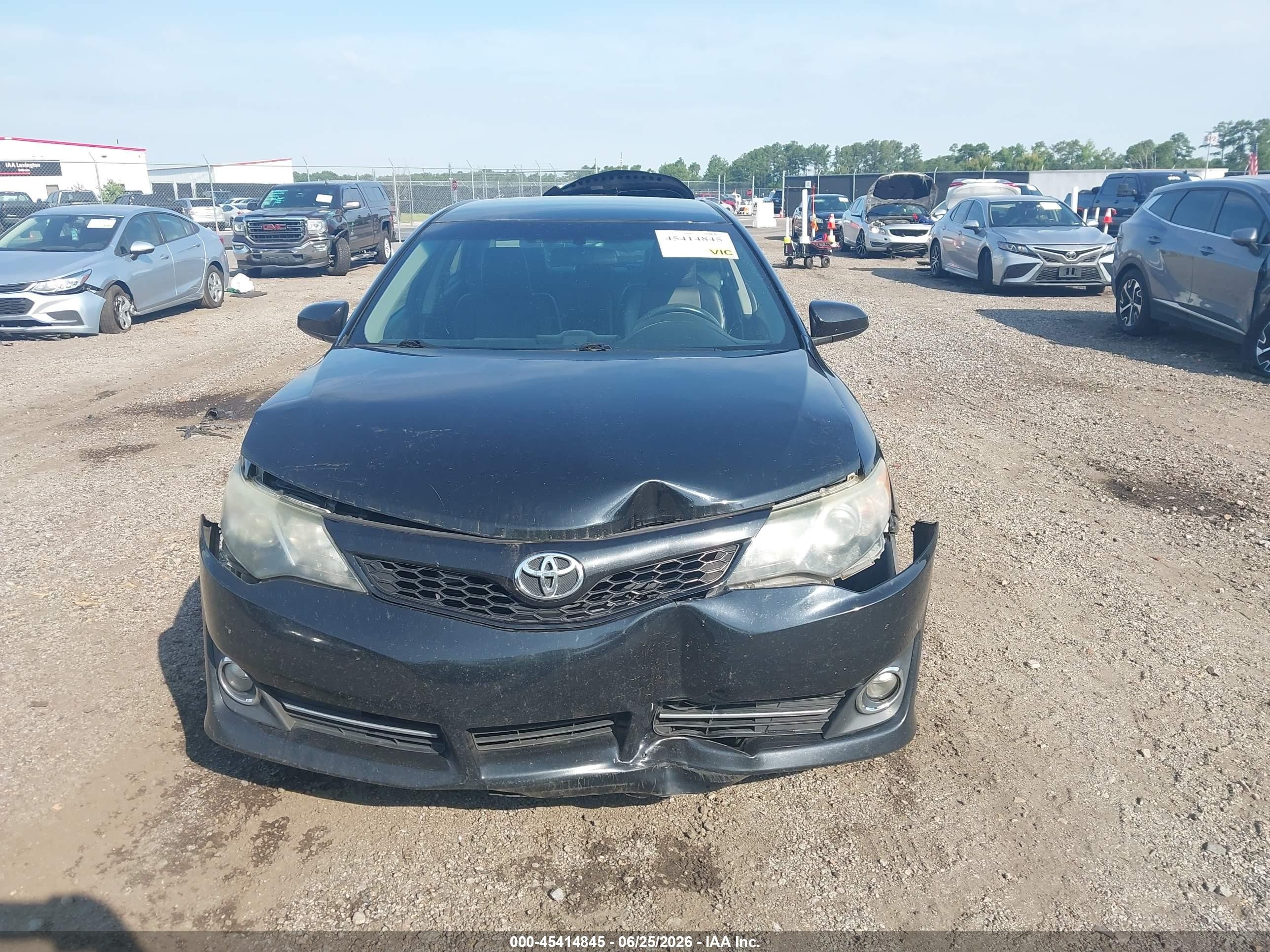 2014 Toyota Camry Se Black vin: 4T1BF1FKXEU760955