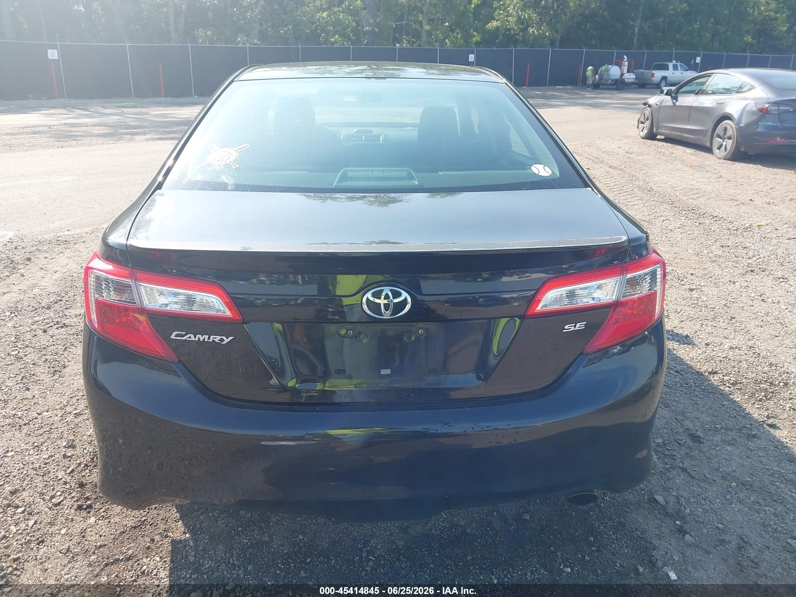 2014 Toyota Camry Se Black vin: 4T1BF1FKXEU760955