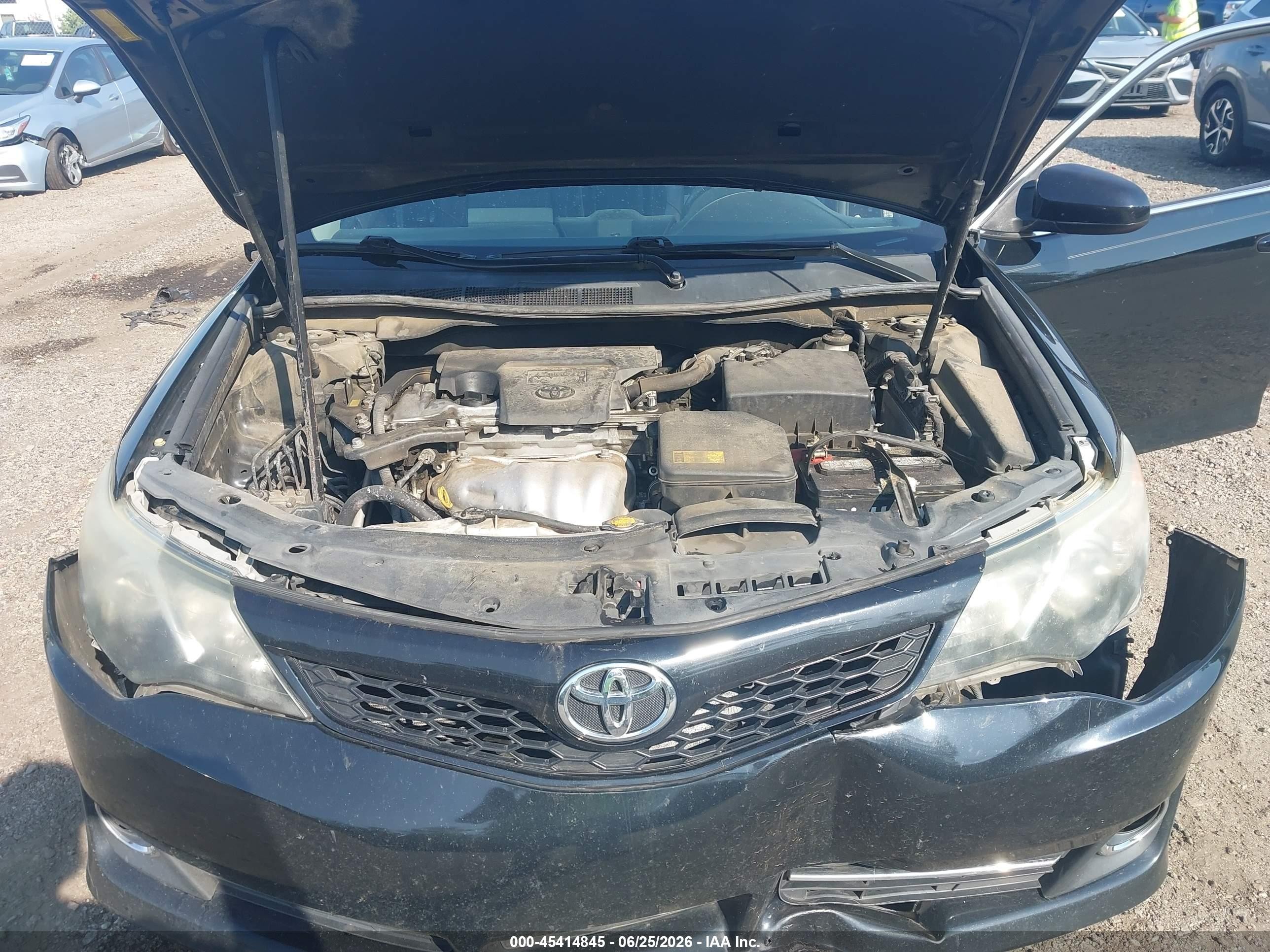 2014 Toyota Camry Se Black vin: 4T1BF1FKXEU760955